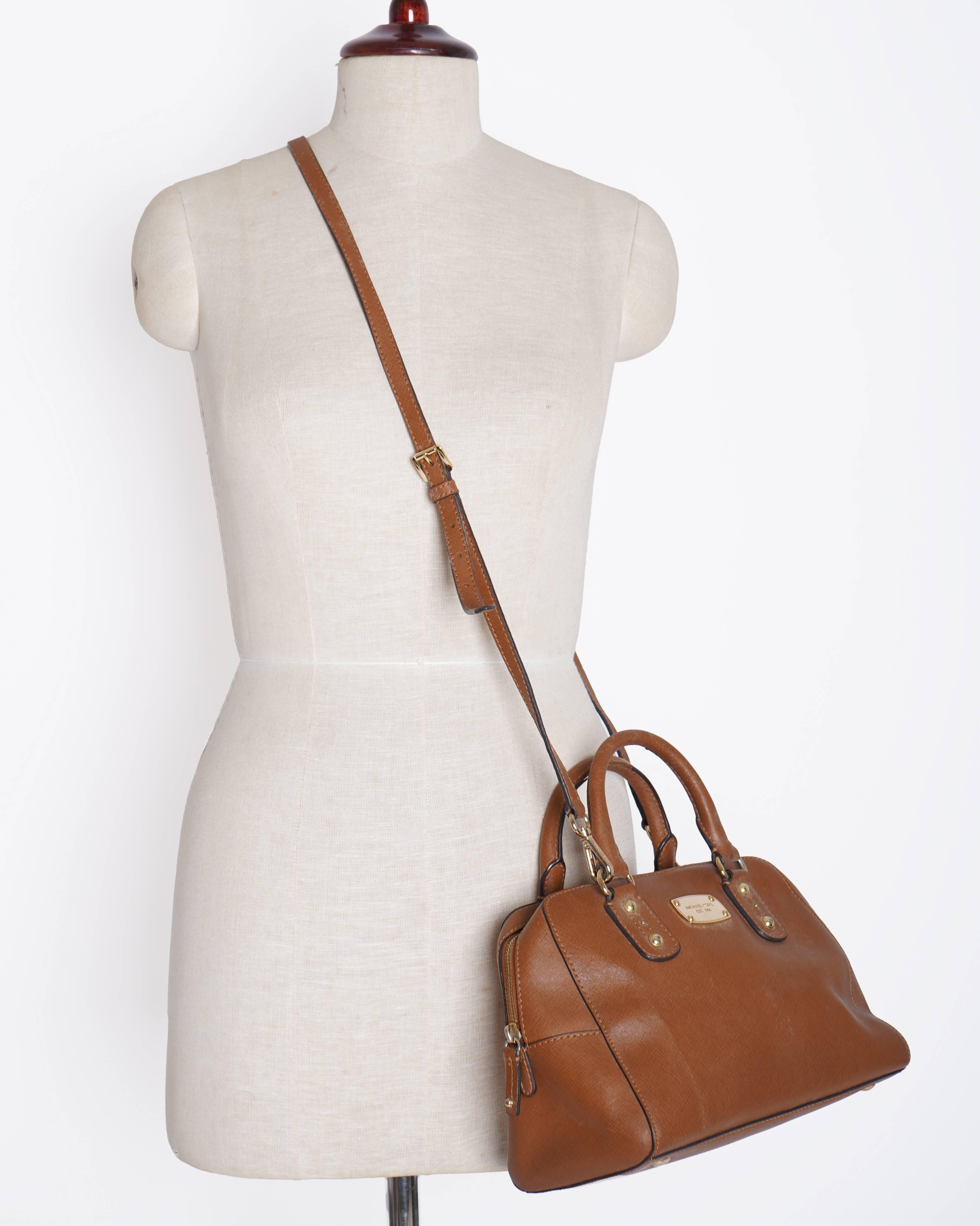 Michael kors brown leather Shoulder bag