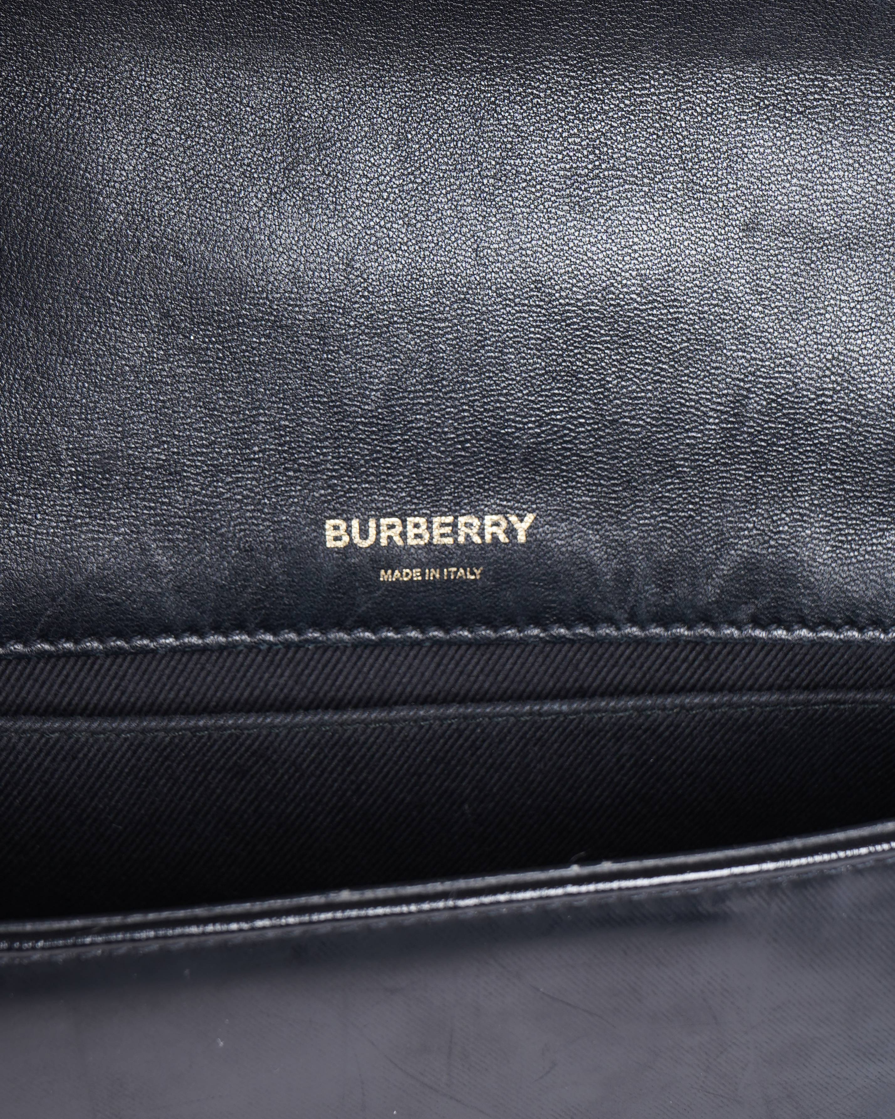 Burberry lola horseferry quilted crossbody bag