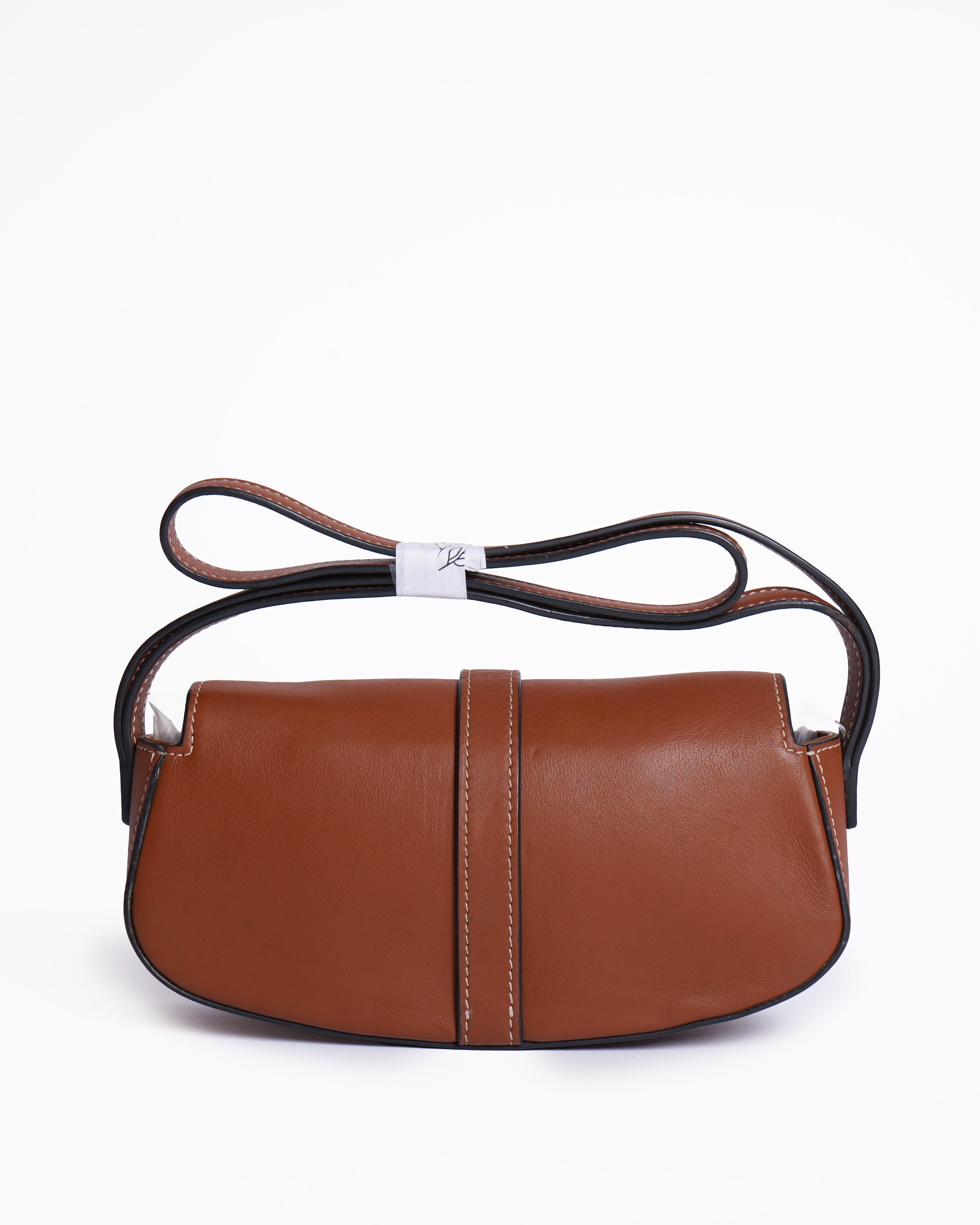 Celine Mini Tabou Shoulder Bag In Tan