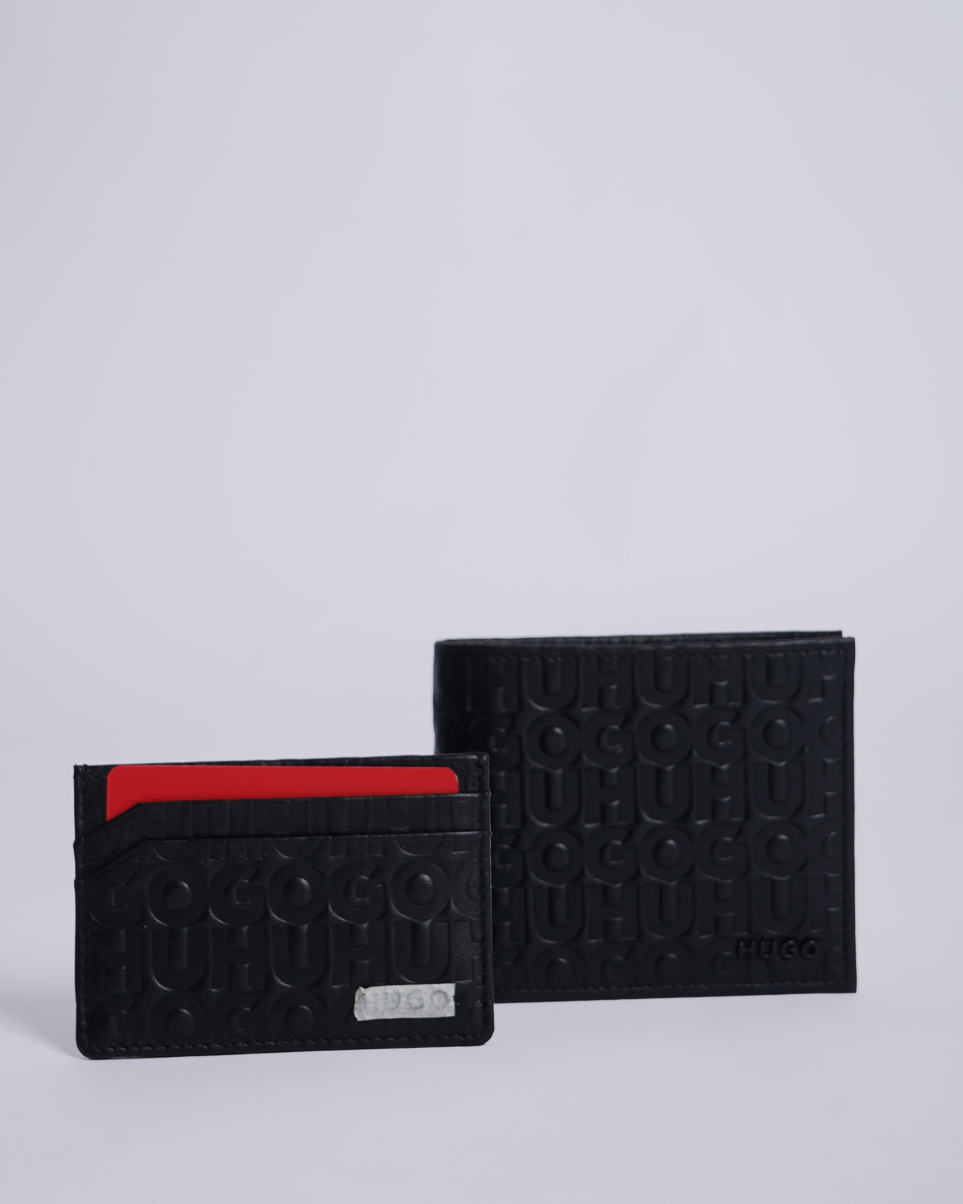 New Hugo Boss Nappa Leather Wallet & Card Holder Gift Set