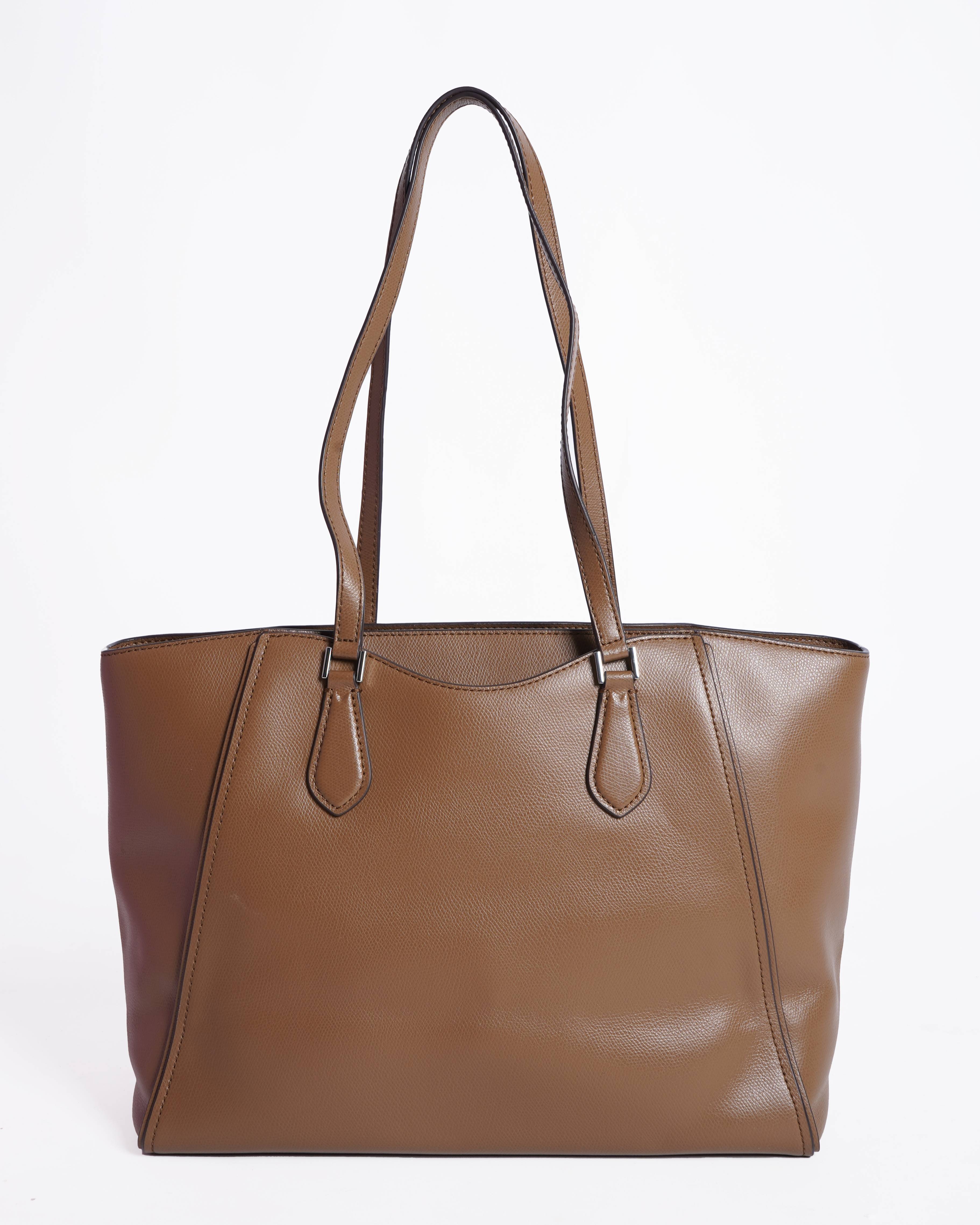New Michael Kors Taryn Large Leather Tote Bag