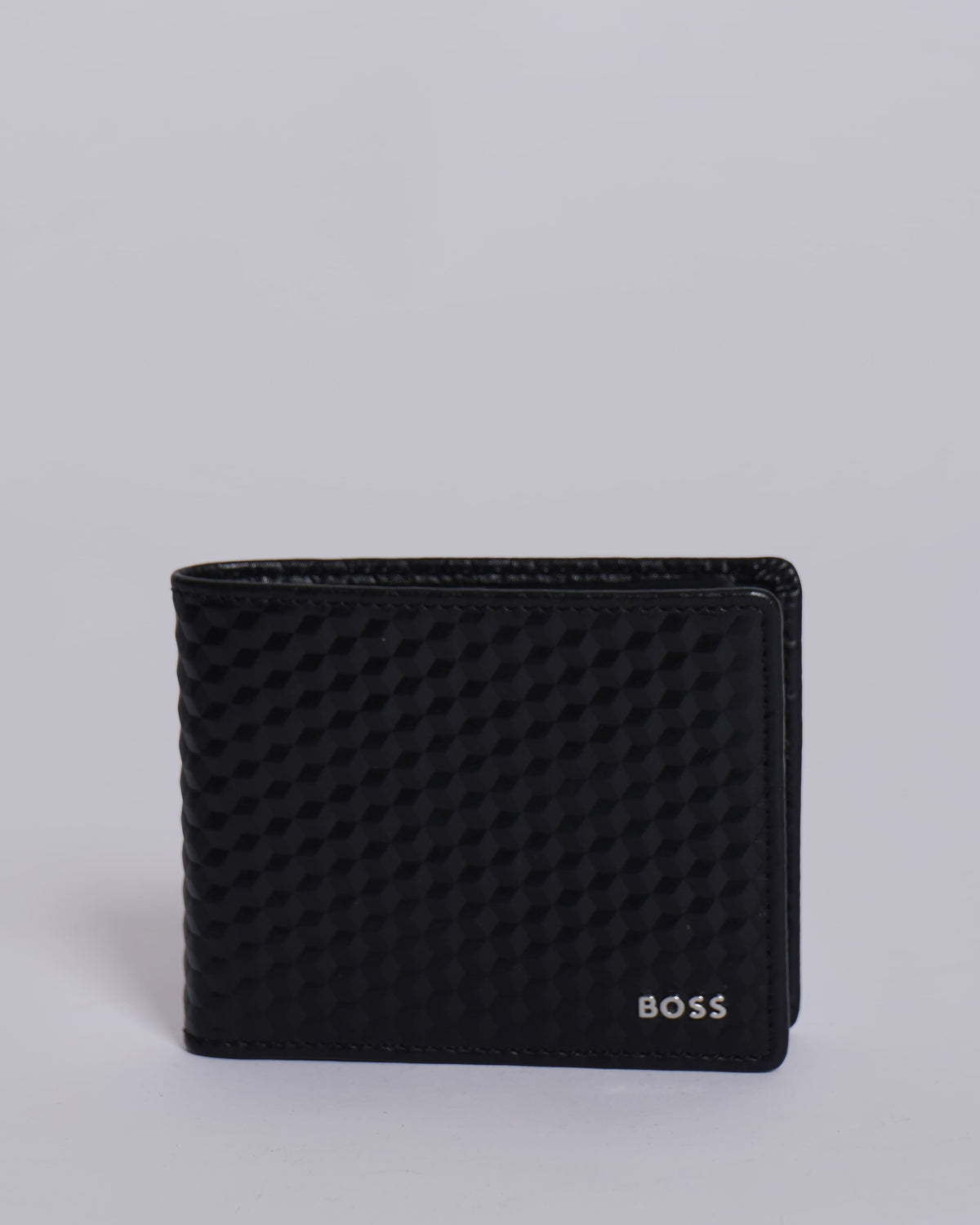 New Hugo boss men's leather short wallet