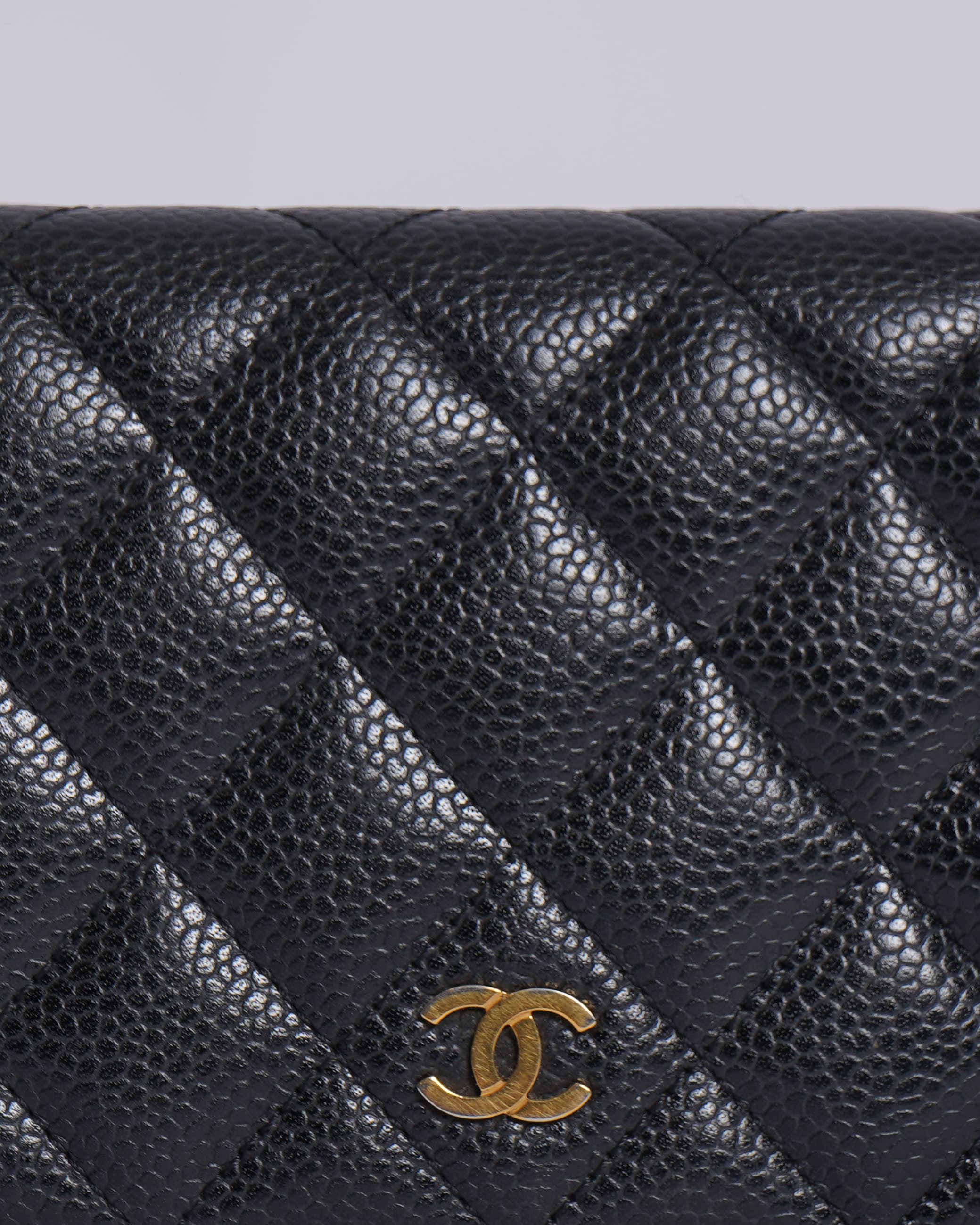 Chanel Quilted Timeless Classic Wallet In Black