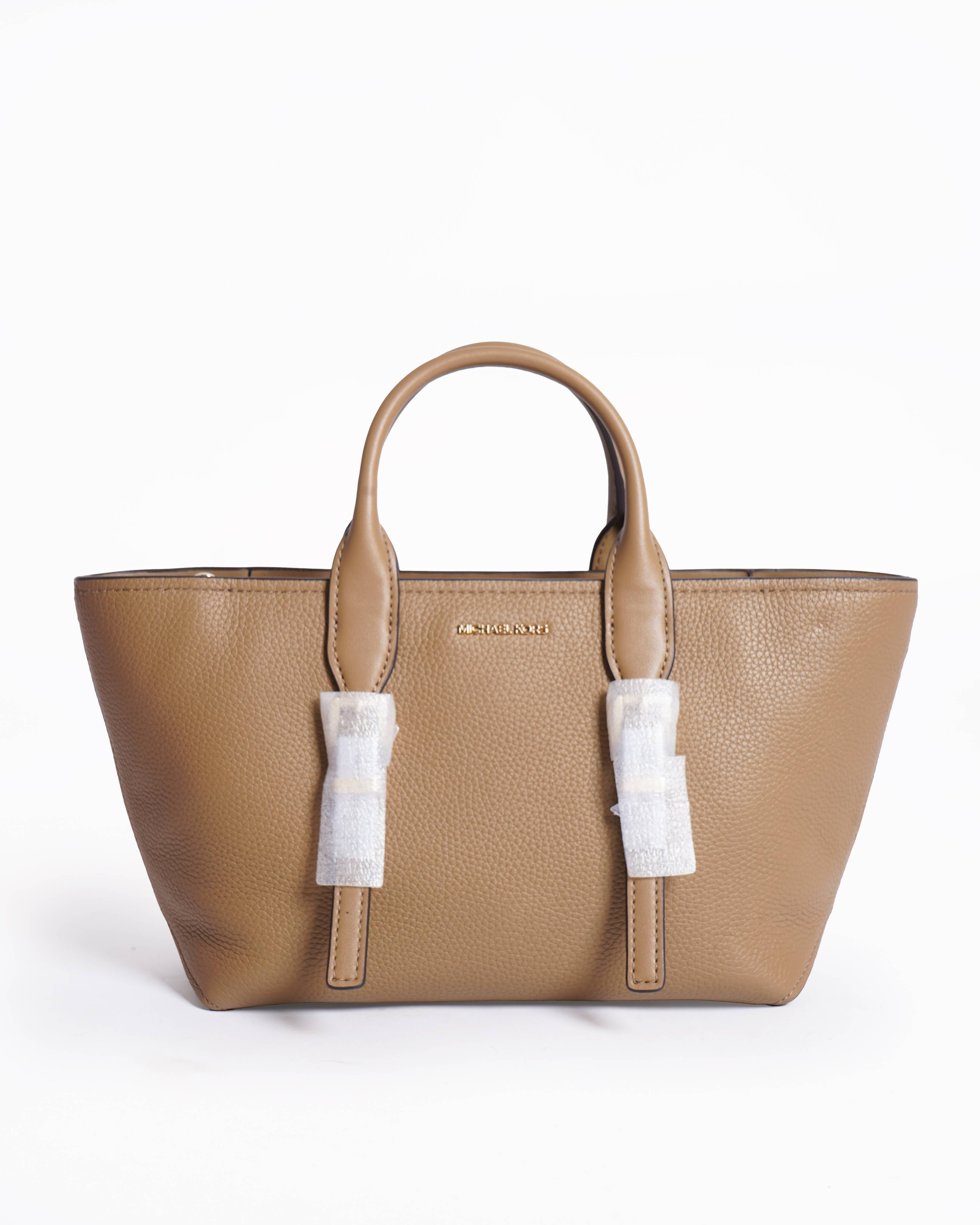 New Michael Kors Beige Small Satchel Bag