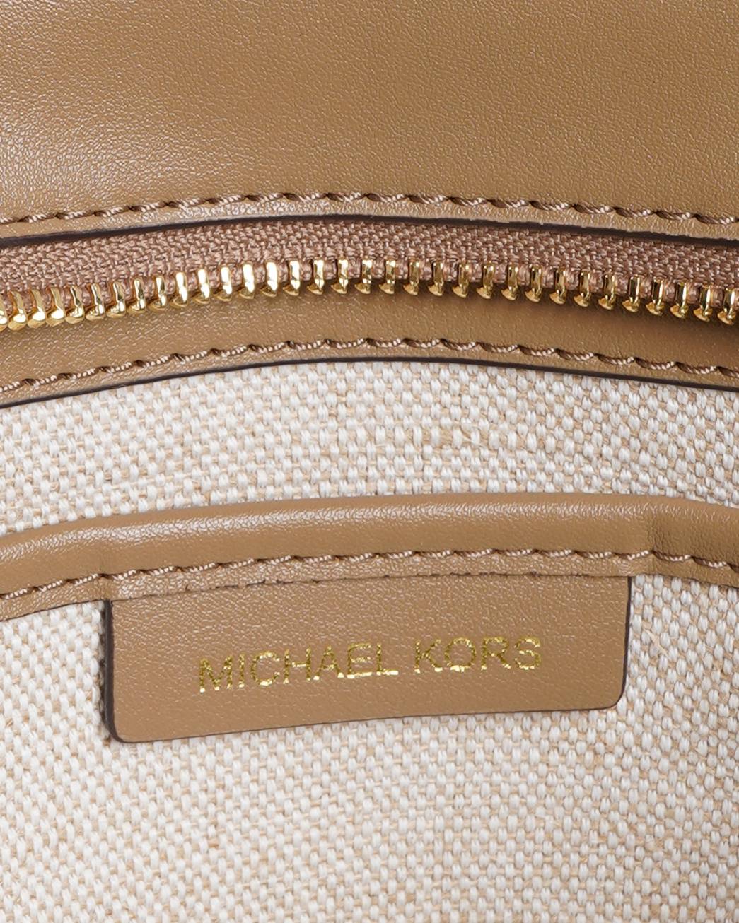New Michael Kors Beige Small Satchel Bag
