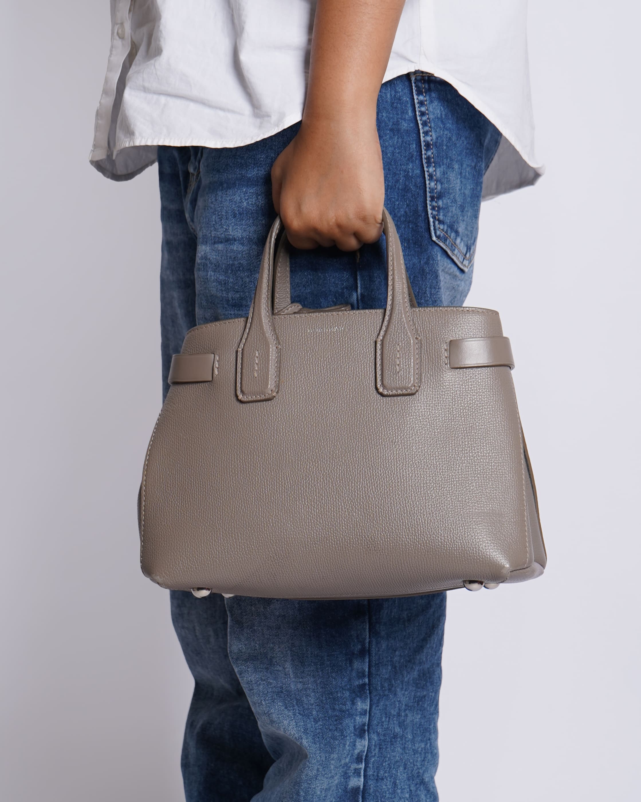 Burberry Banner Bag With Shoulder Strap