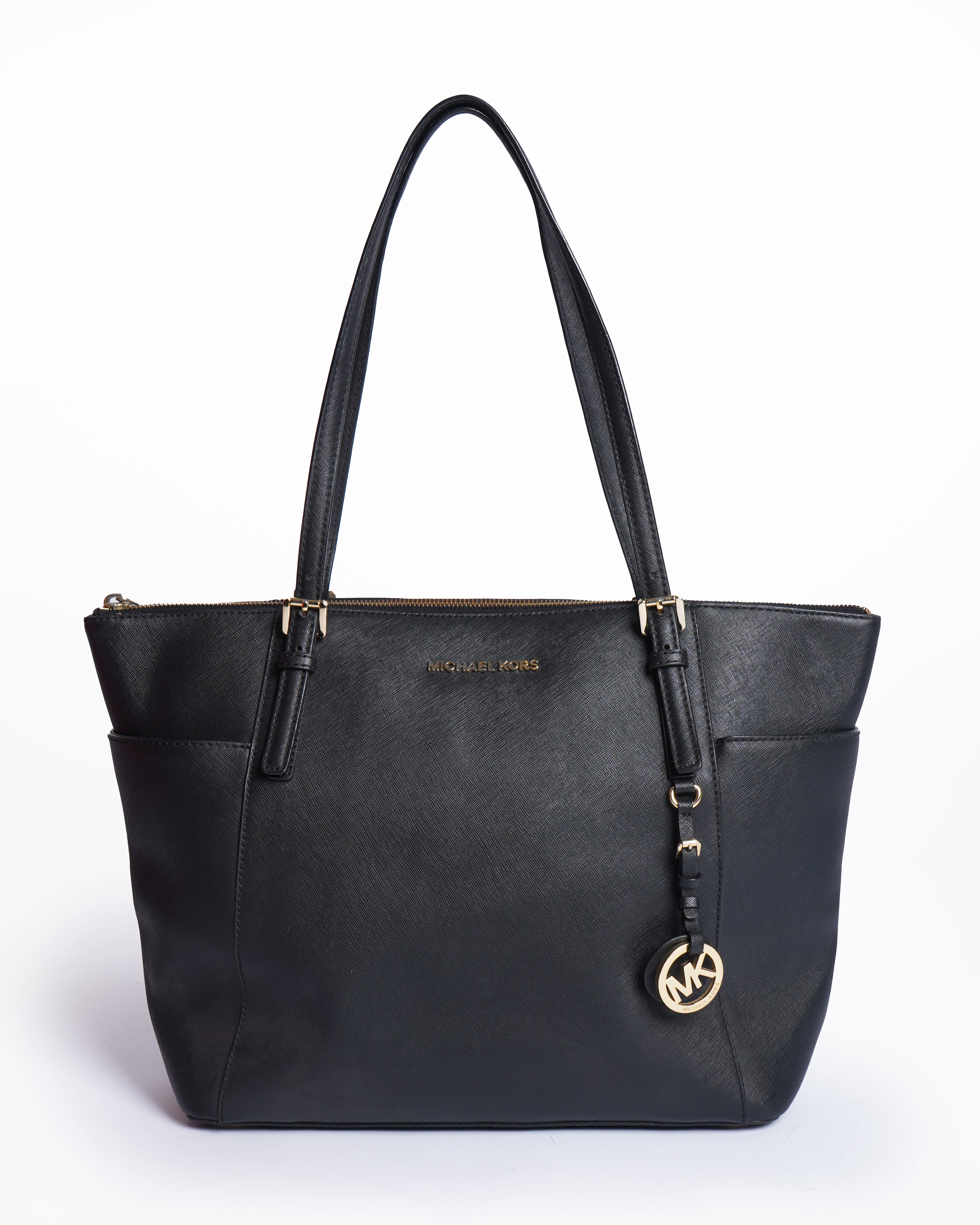 Authentic Pre-loved Michael Kors Black Leather Shoulder Bag | My
