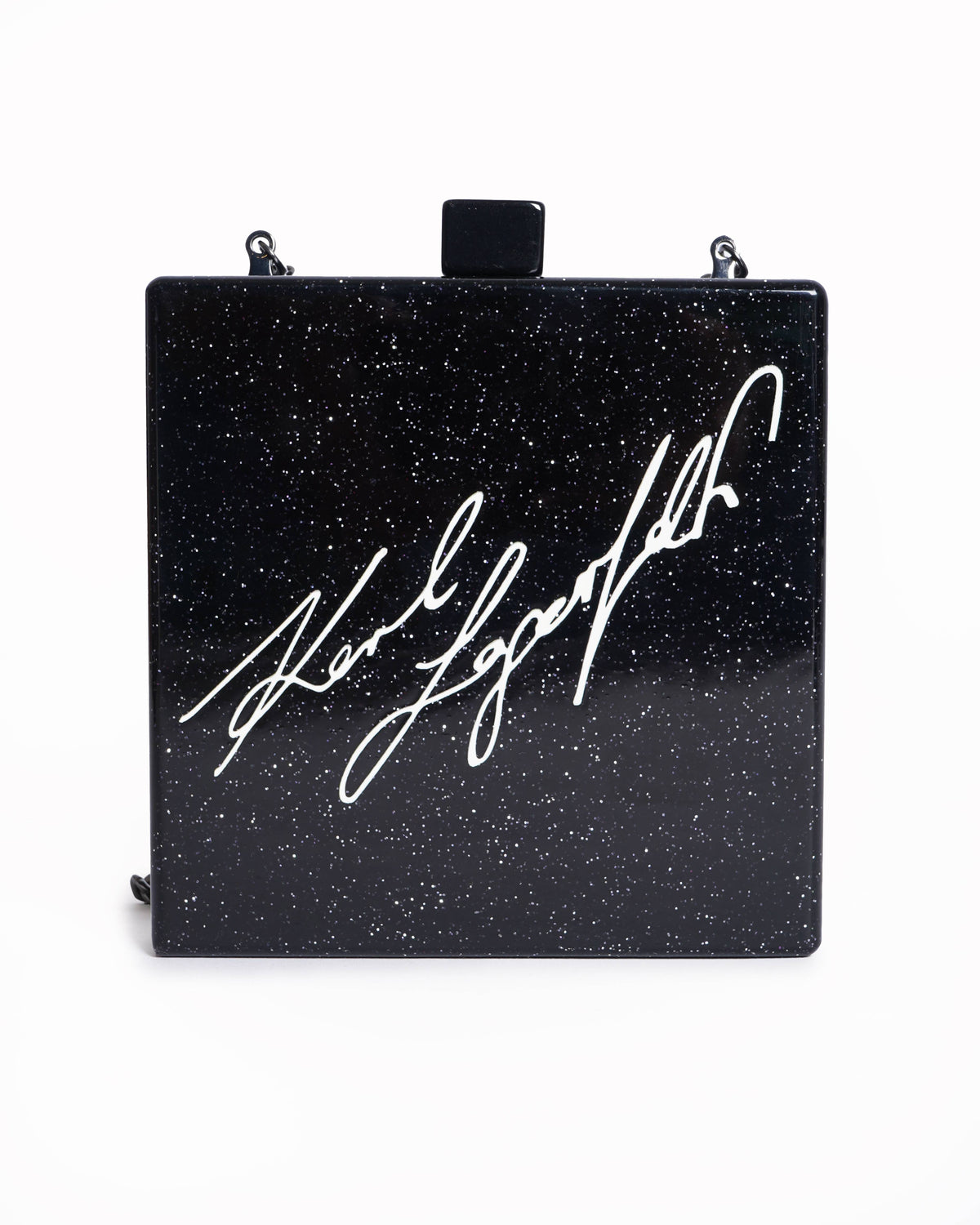 Karl Lagerfeld for Cover Story black medium clutch