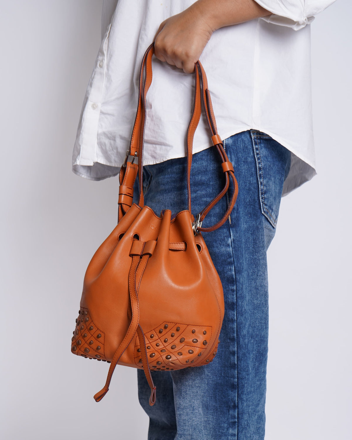 Tod's Bucket Bag in Tan
