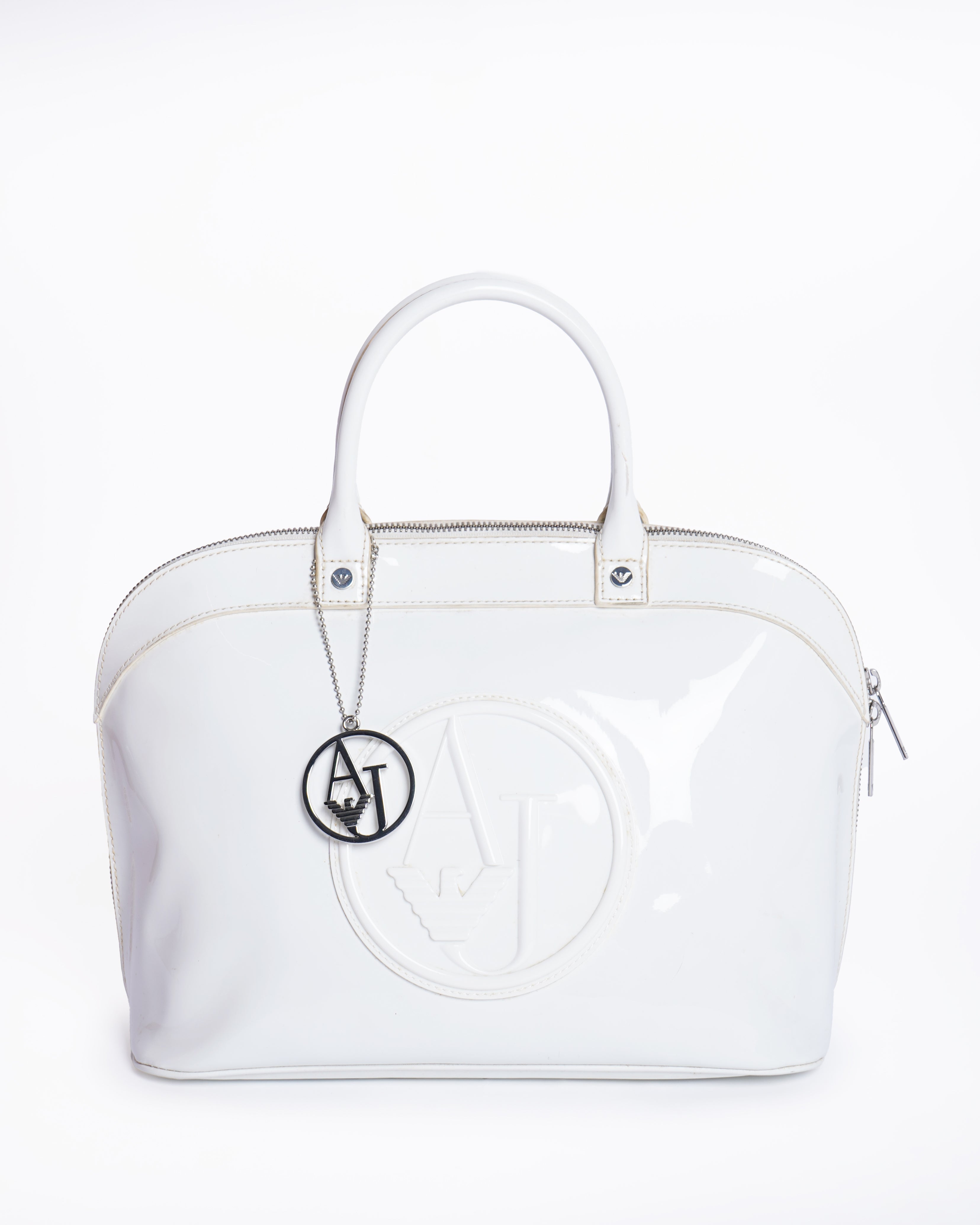 Armani Jeans White HandBag