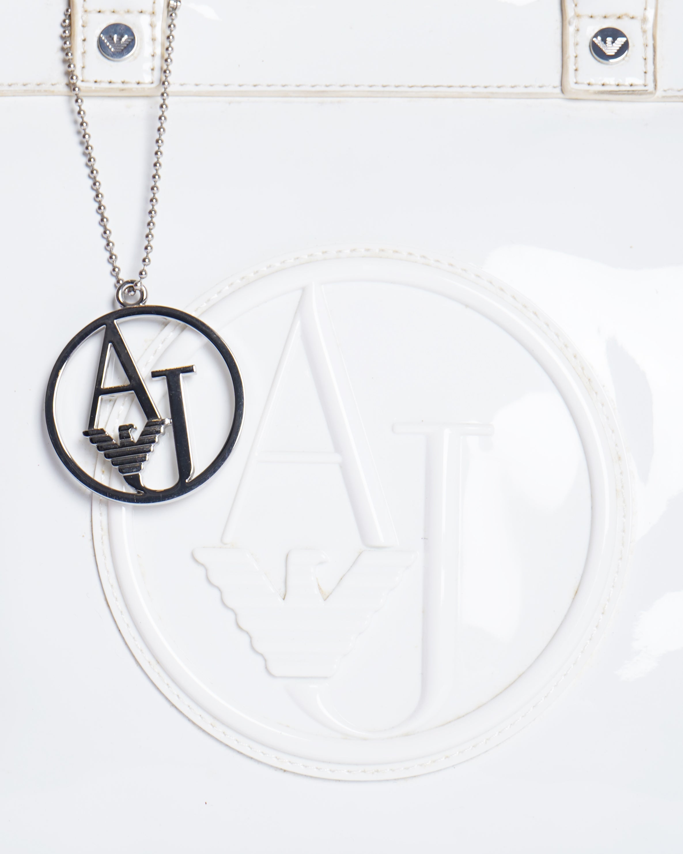 Armani Jeans White HandBag