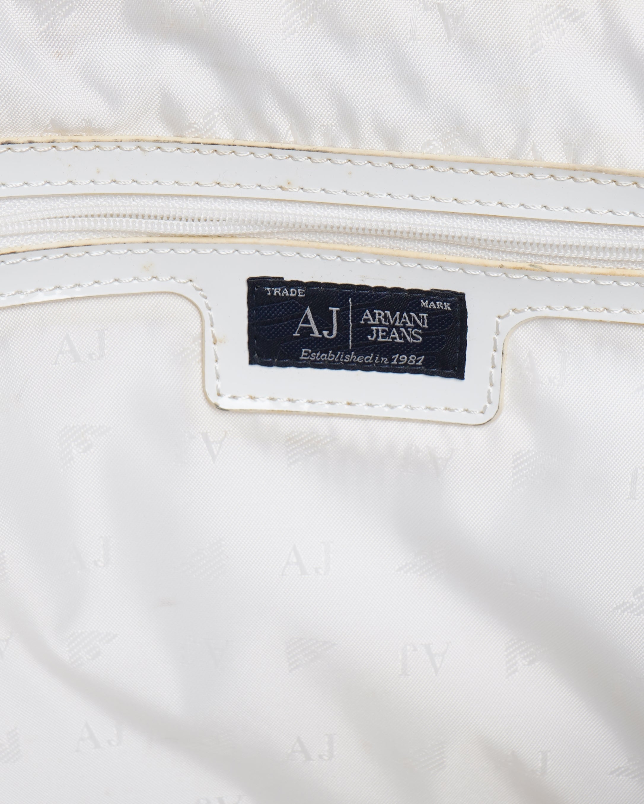 Armani Jeans White HandBag