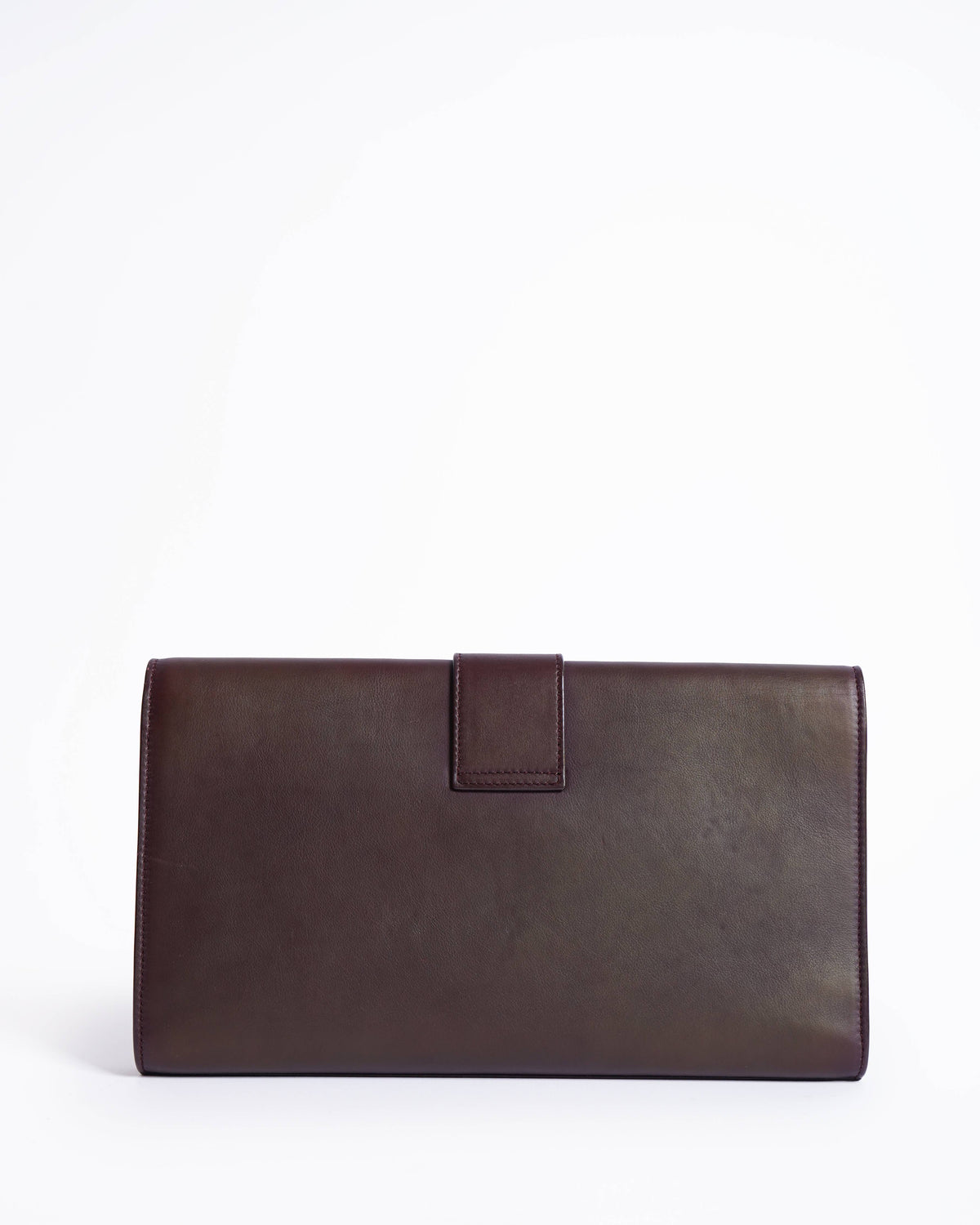 Saint laurent burgundy ligne clutch