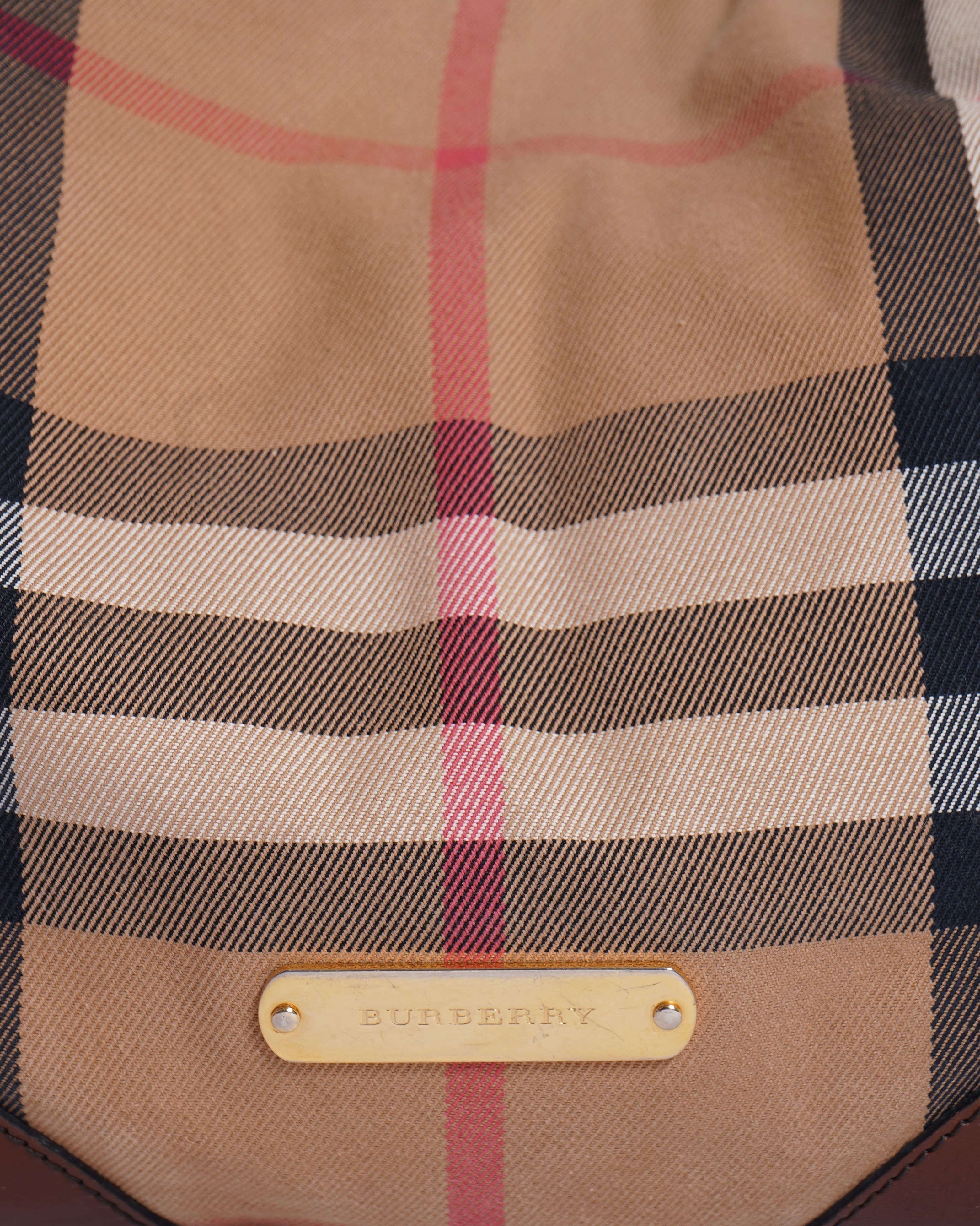 Burberry Canterbury Tote in House Check Canvas & Leather