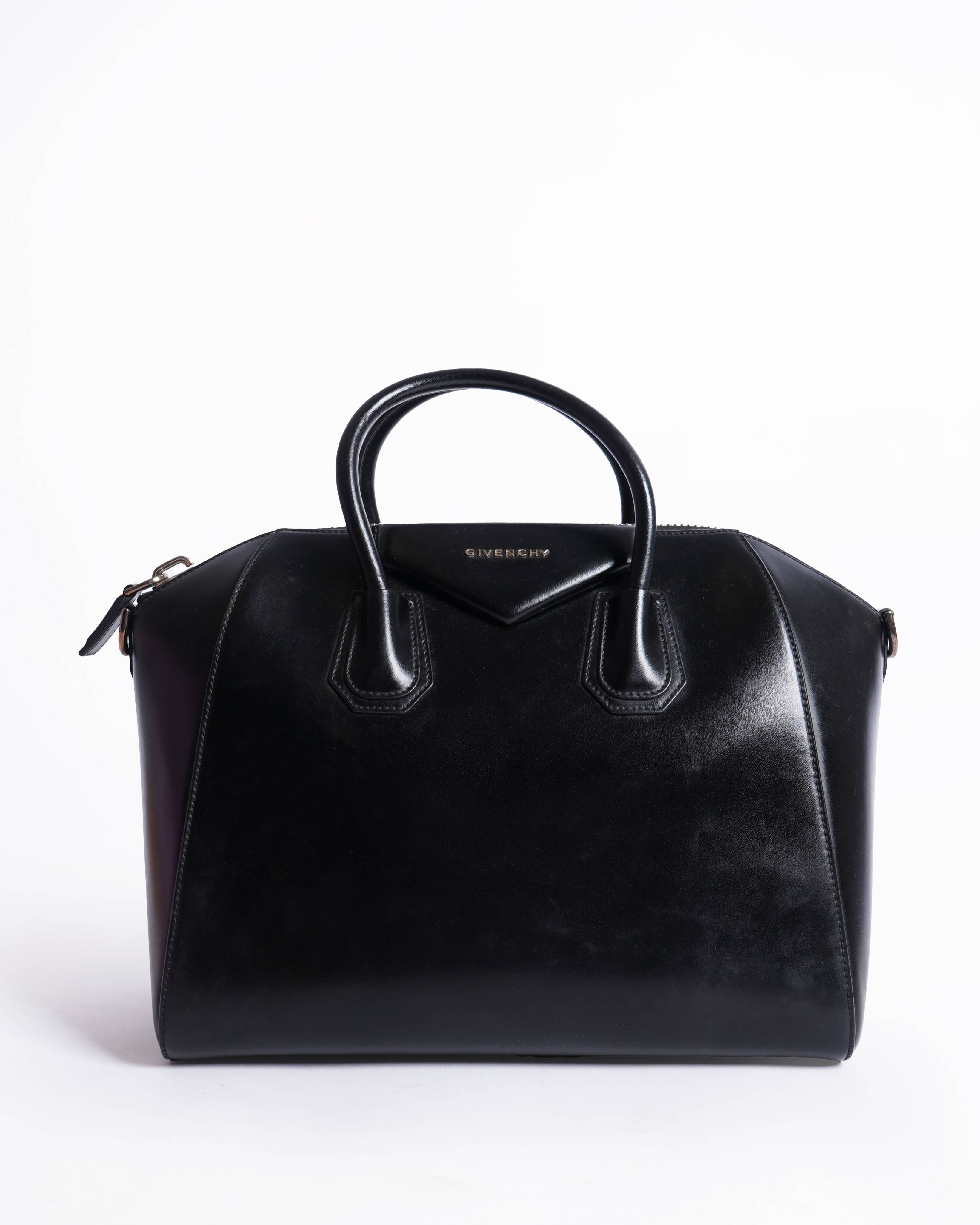Givenchy Leather Antigona Top Handle Bag