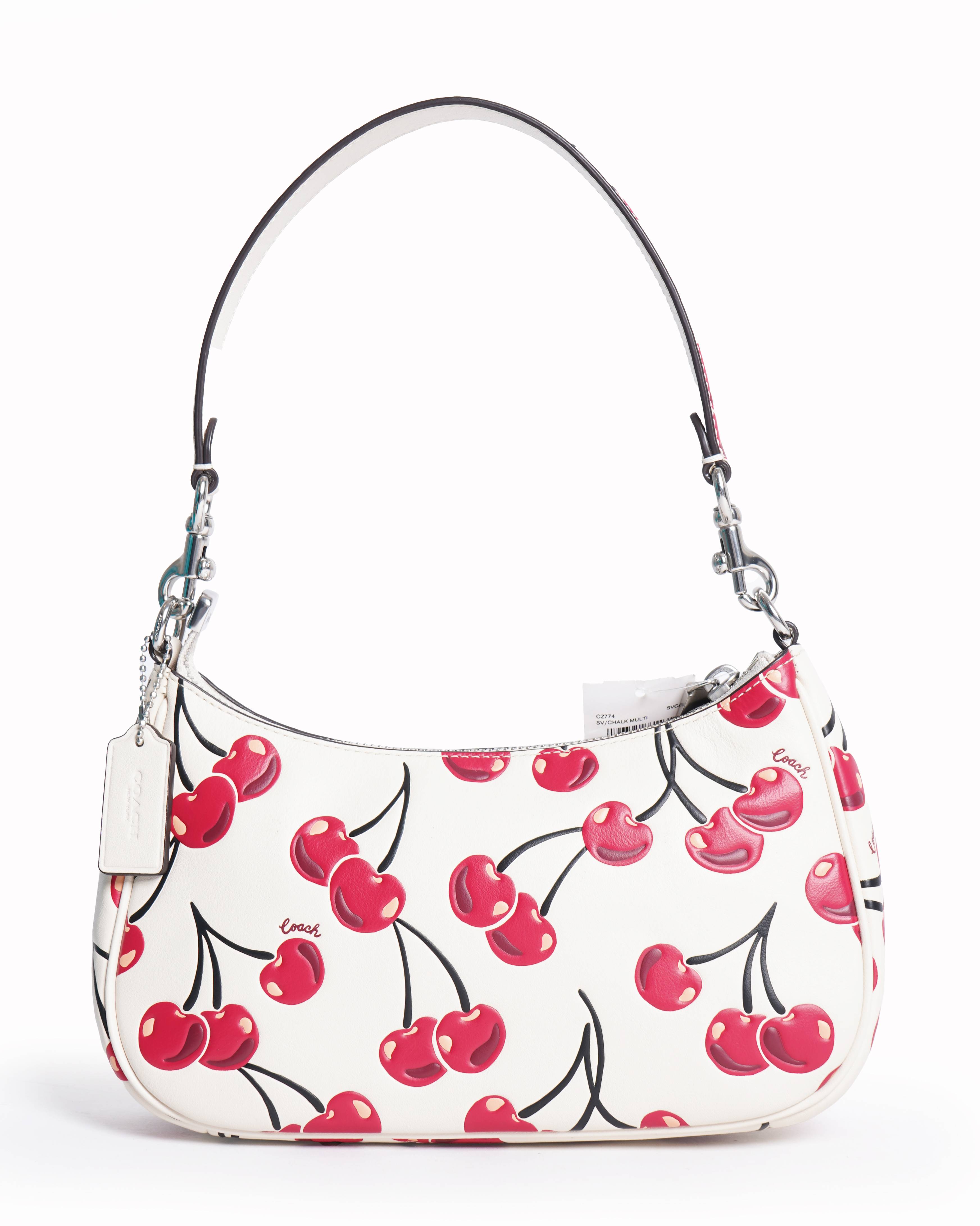 New Coach Cherry Printed Mini Shoulder Bag