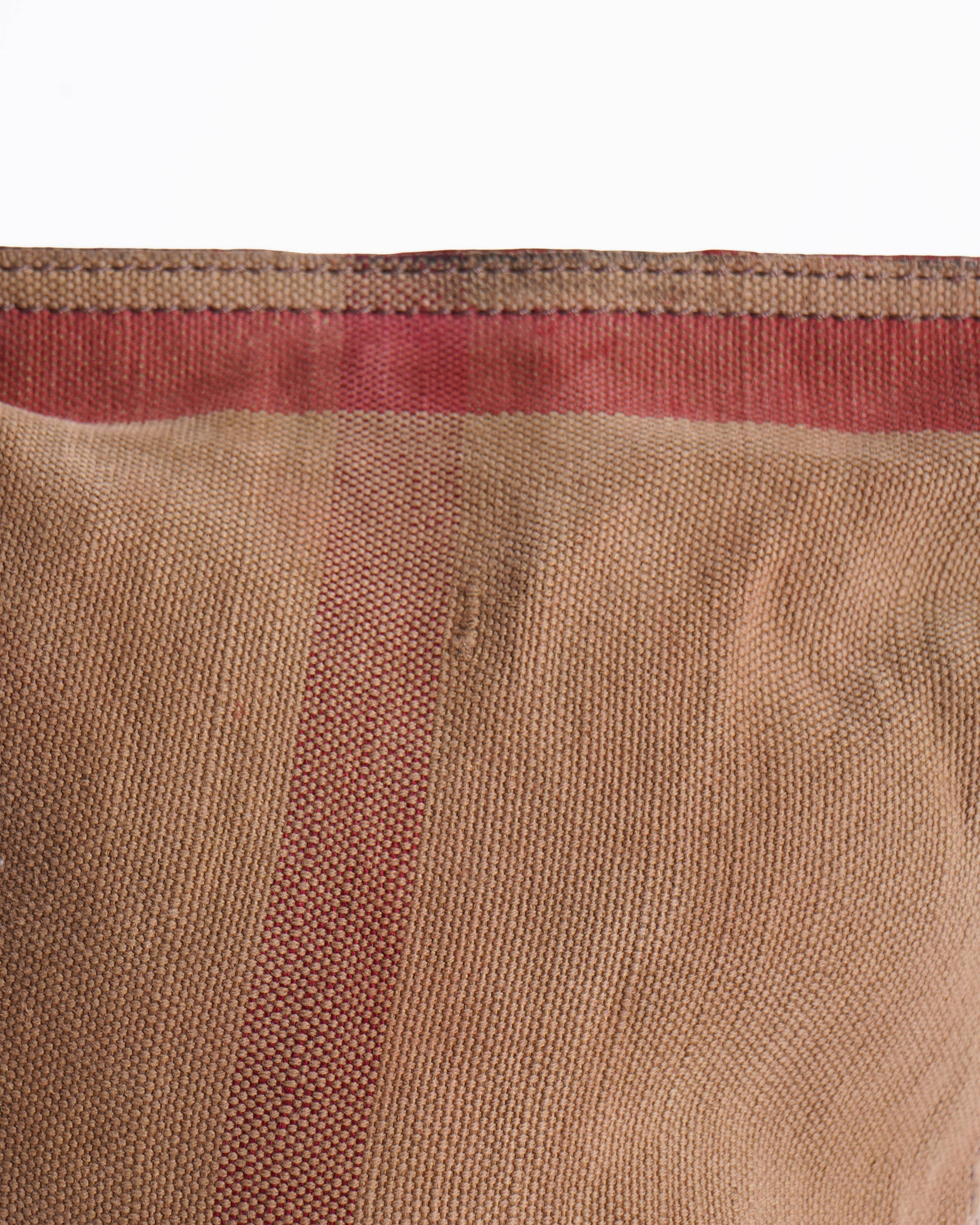 Burberry Multicolour Exploded Check Canvas and Leather Mini Ashby Tassel Crossbody Bag