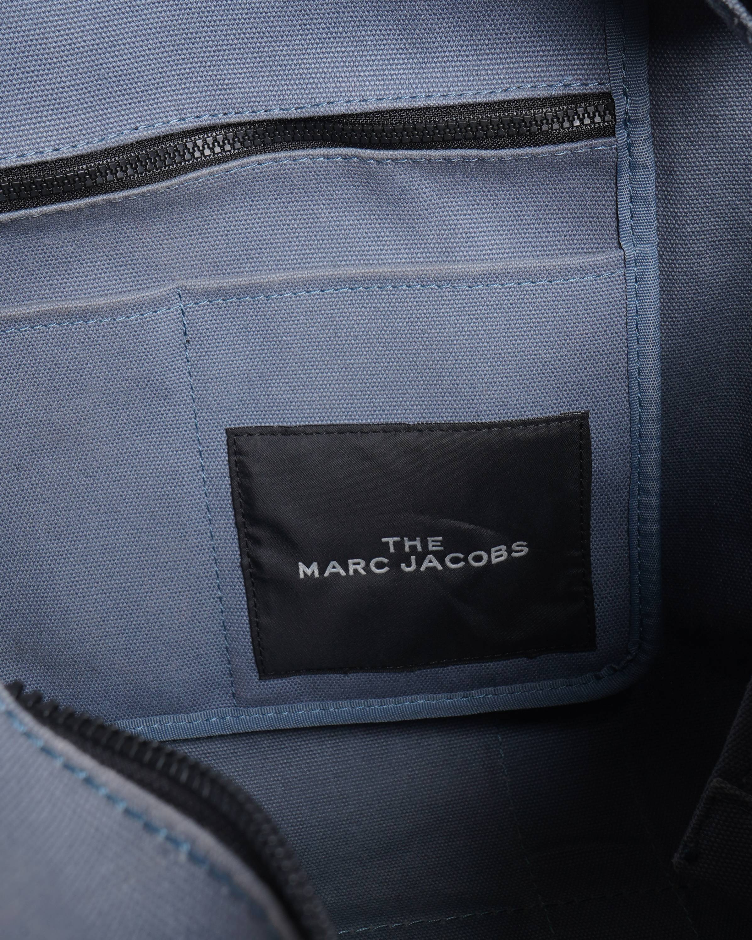 Marc Jacobs Large Canvas Tote Bag In Grey