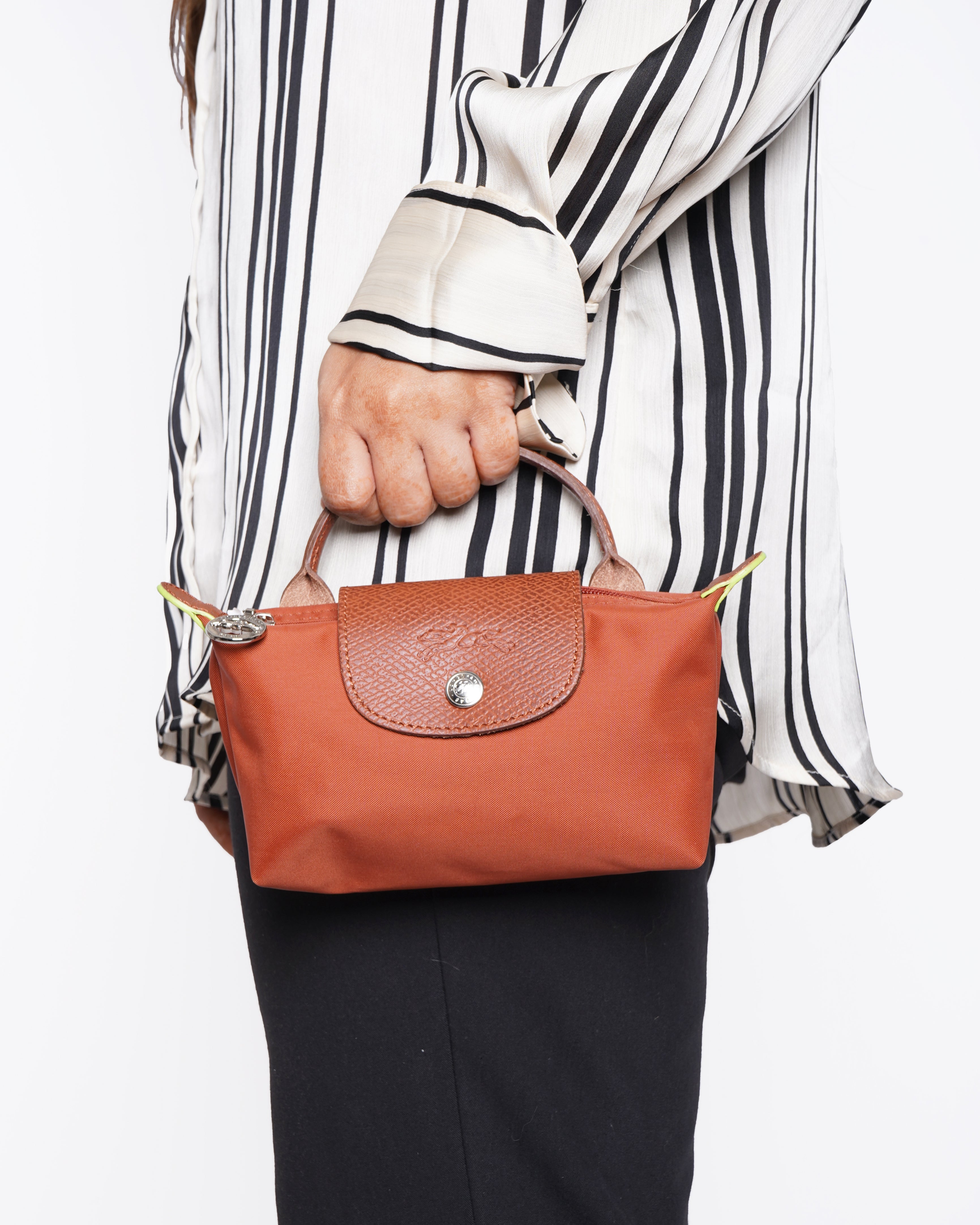 Longchamp Le Pliage Original Pouch with handle