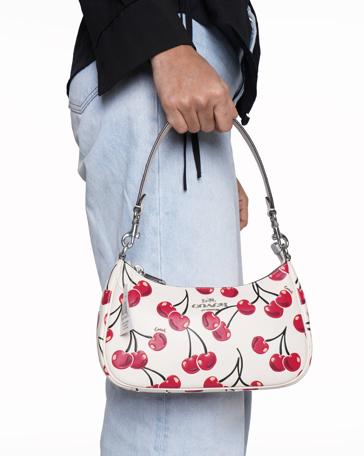 New Coach Cherry Printed Mini Shoulder Bag