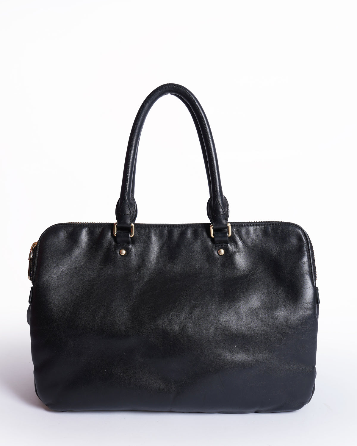 Marc By Marc Jacobs Black Leather Work tote Bag
