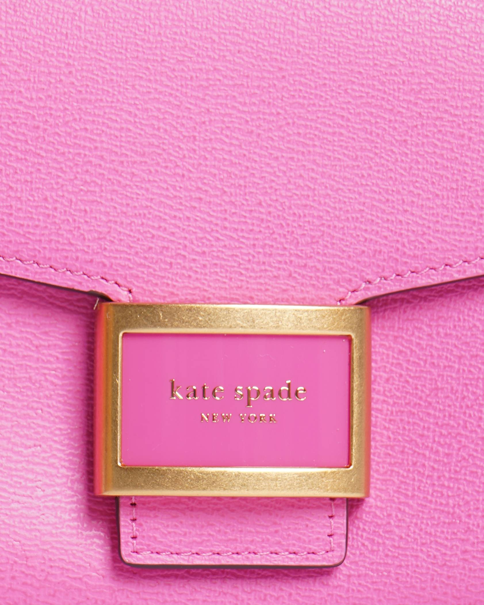 New Kate spade textured pink chain crossbody bag