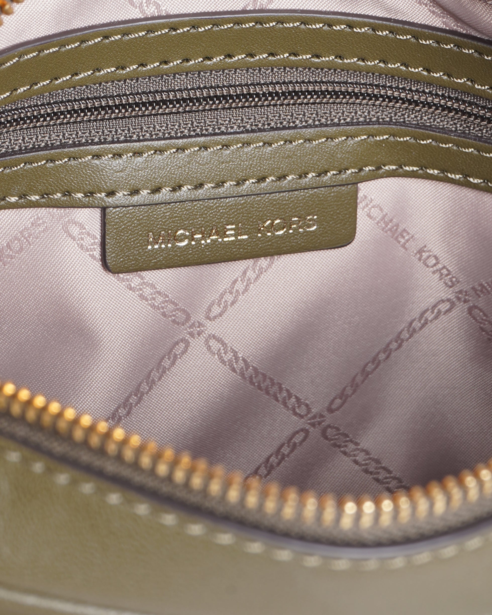 New Michael kors parker medium leather crossbody bag
