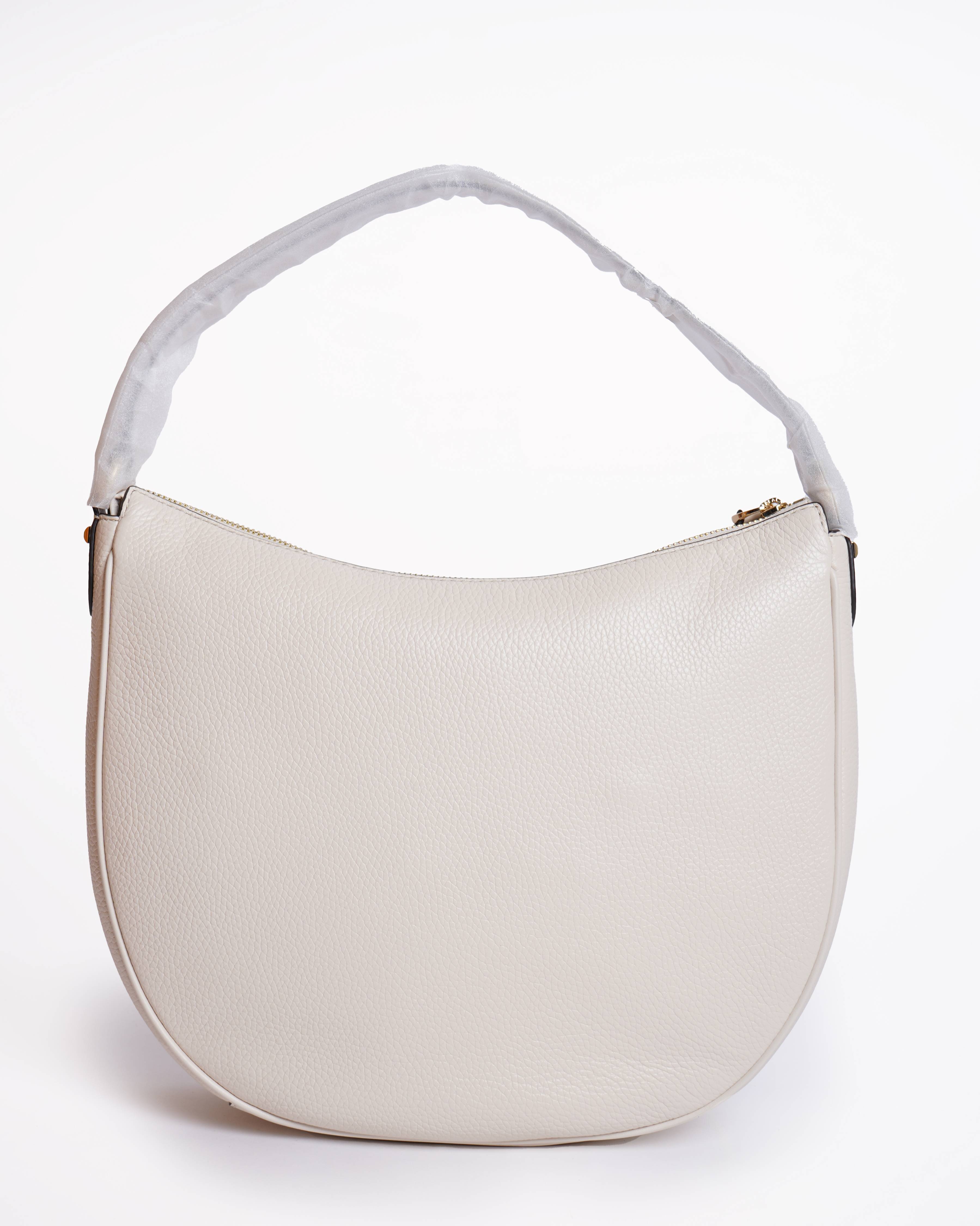 New Michael Kors Large Dover Half Moon Top Handle Bag