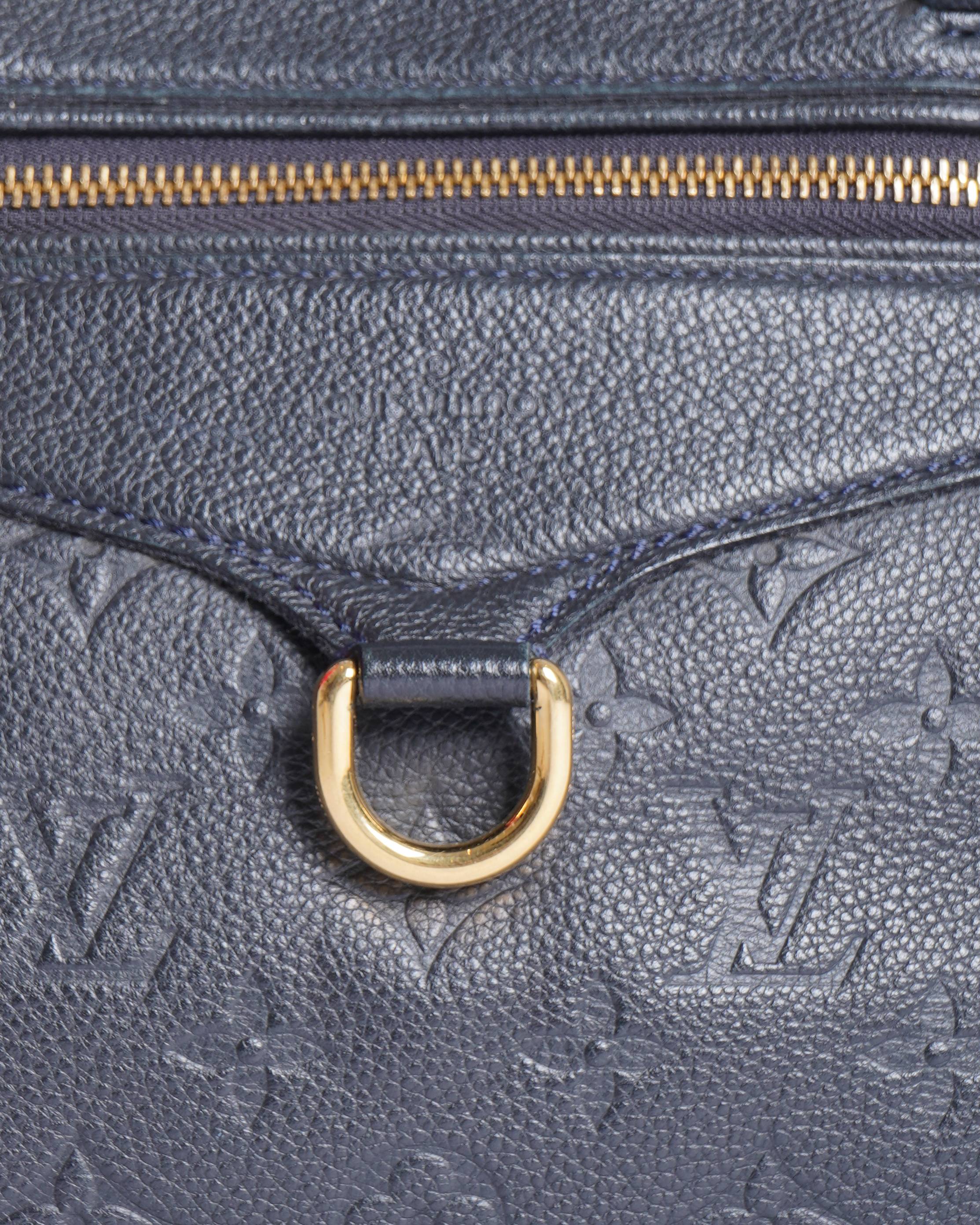 Louis vuitton blue empreinte lumineuse bag