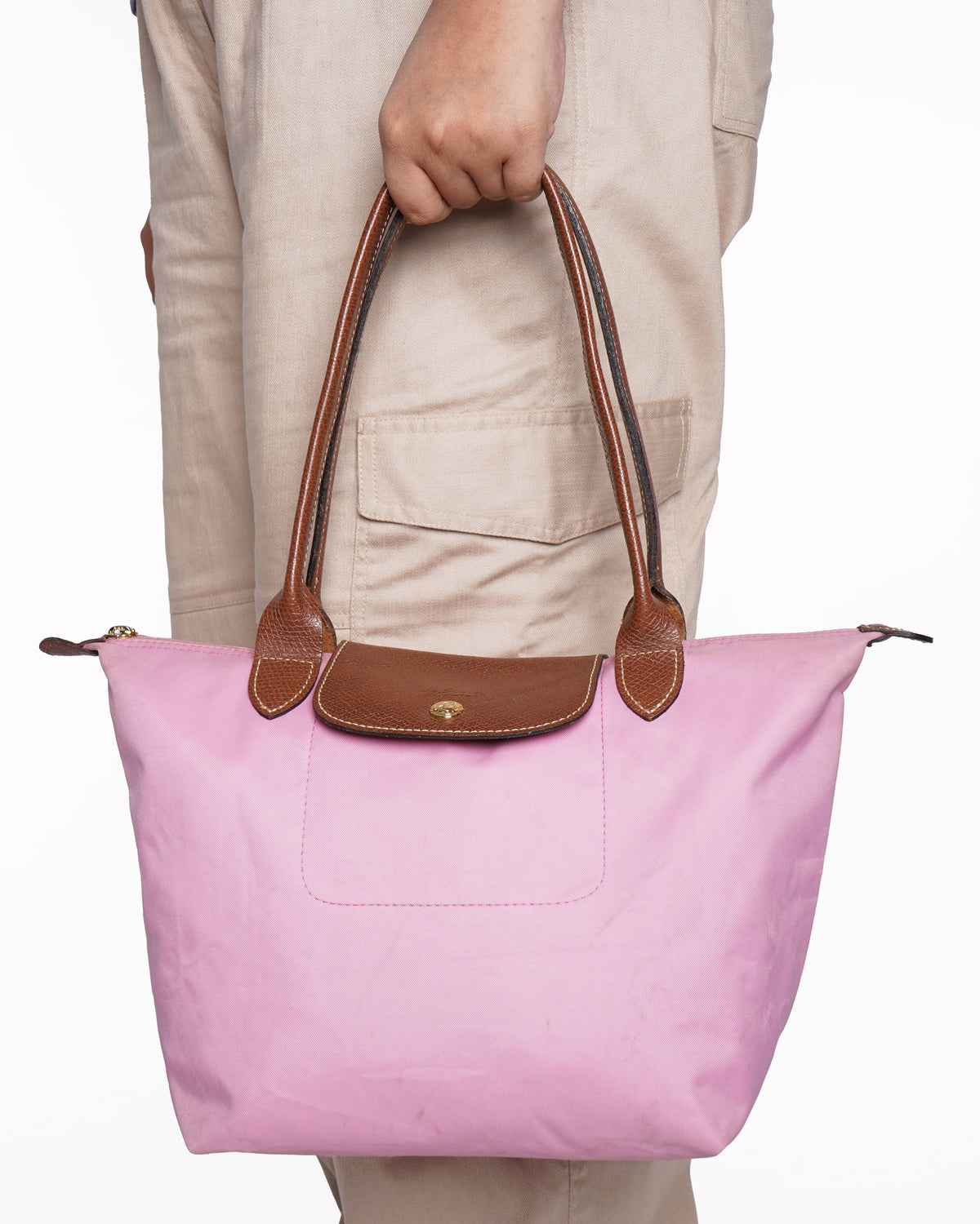 Longchamp Le Pliage Tote Bag in pink