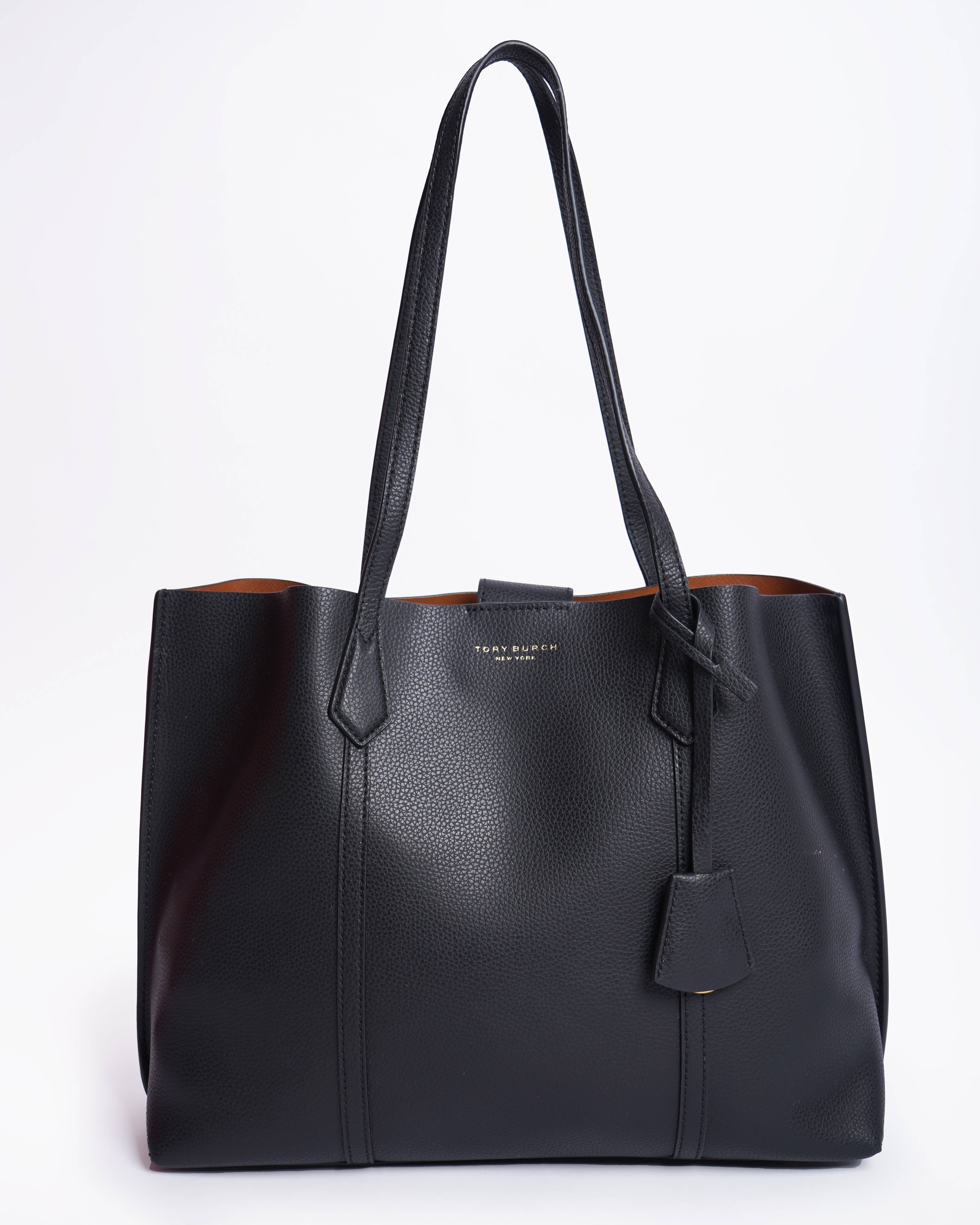 Tory Burch Perry Tote Bag In Black