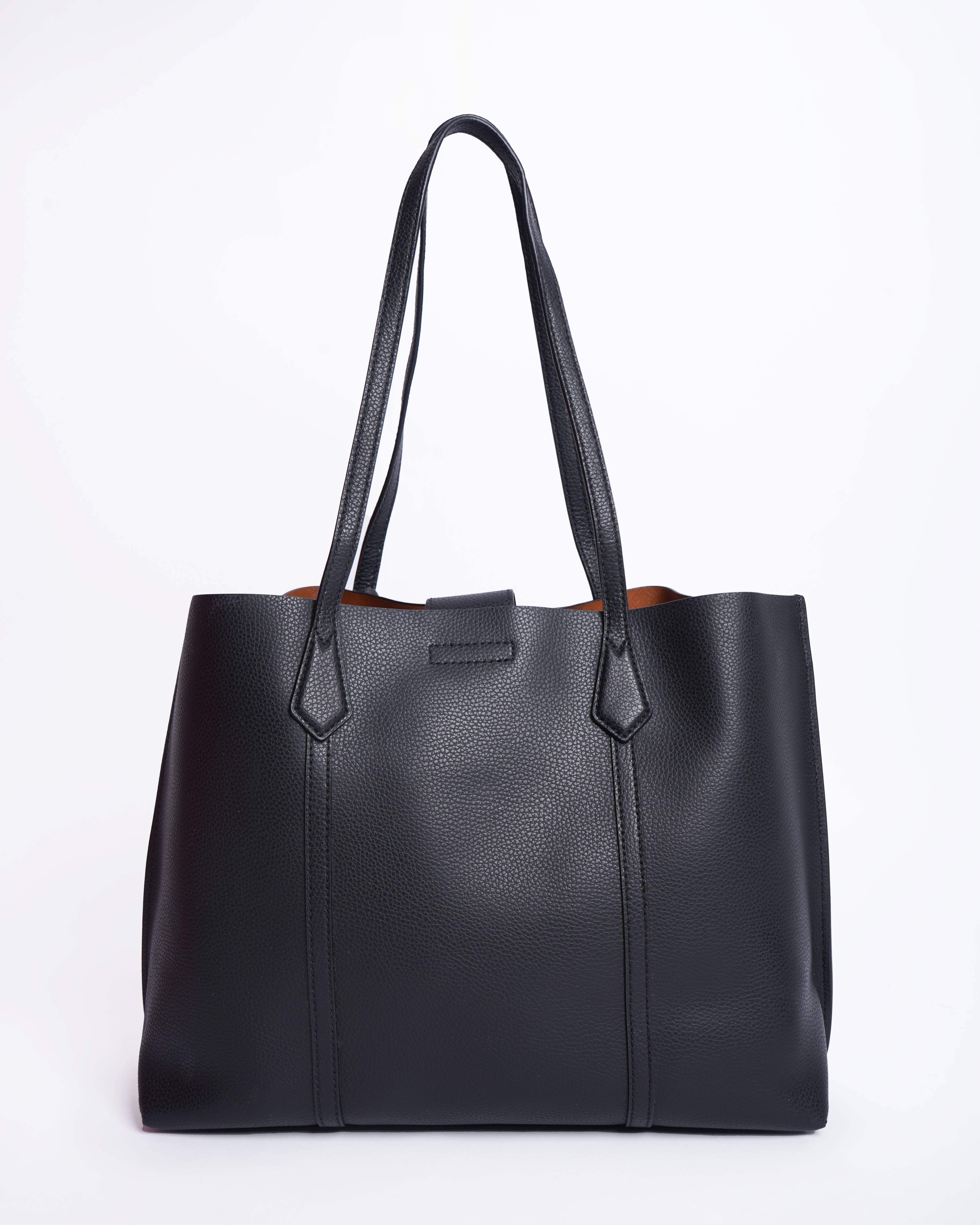 Tory Burch Perry Tote Bag In Black