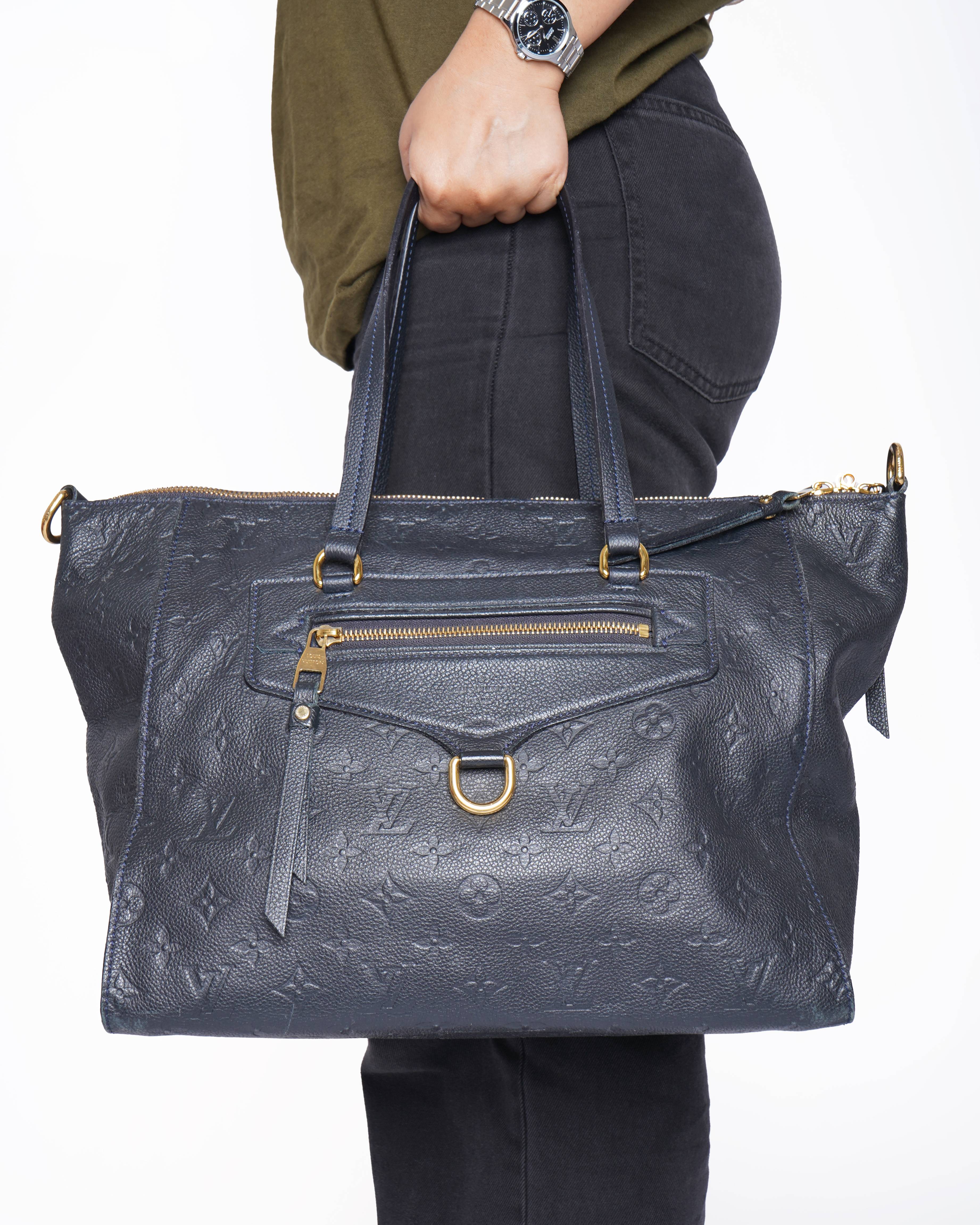 Louis vuitton blue empreinte lumineuse bag