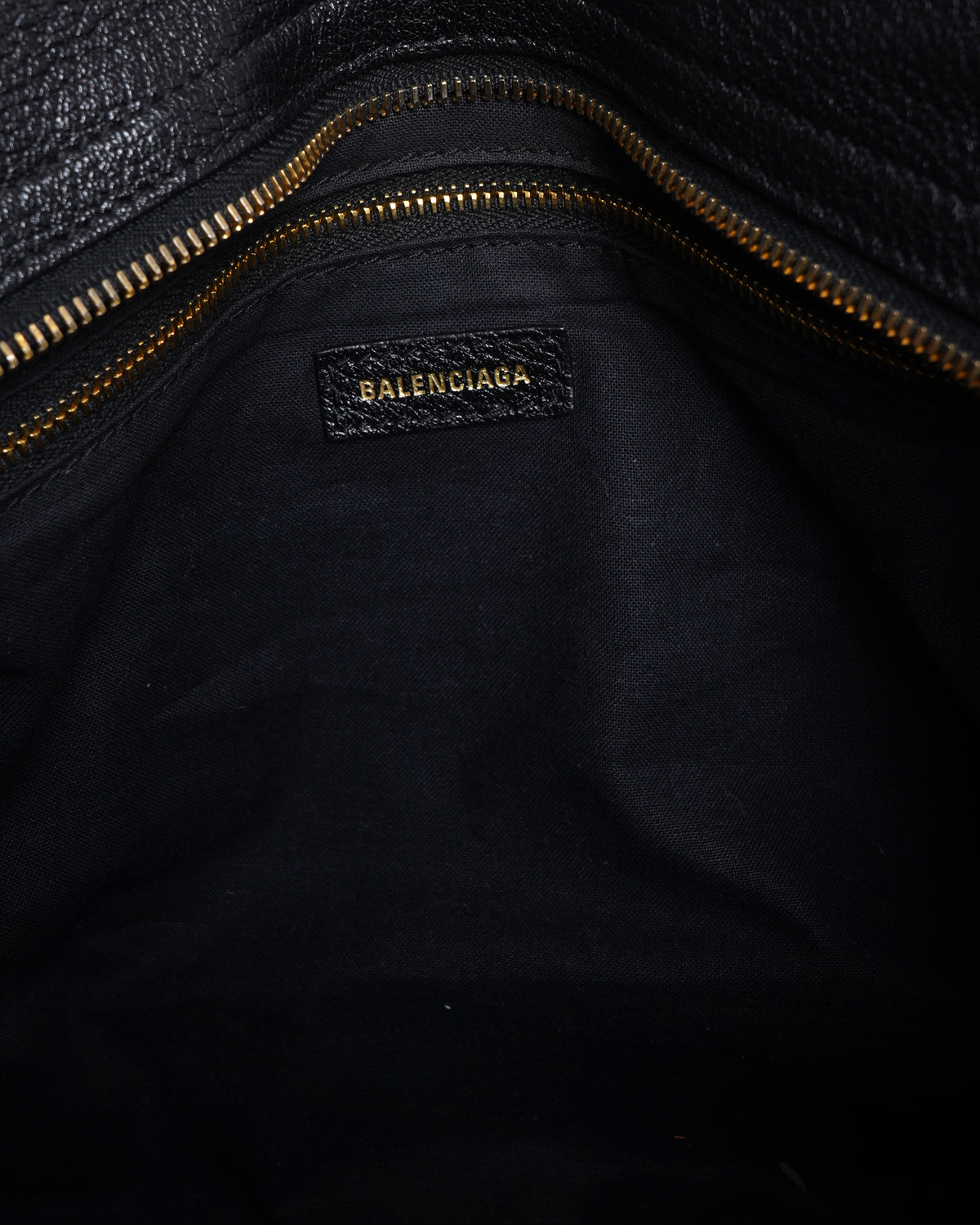 Balenciaga Classic Metallic Edge City Handbag Black