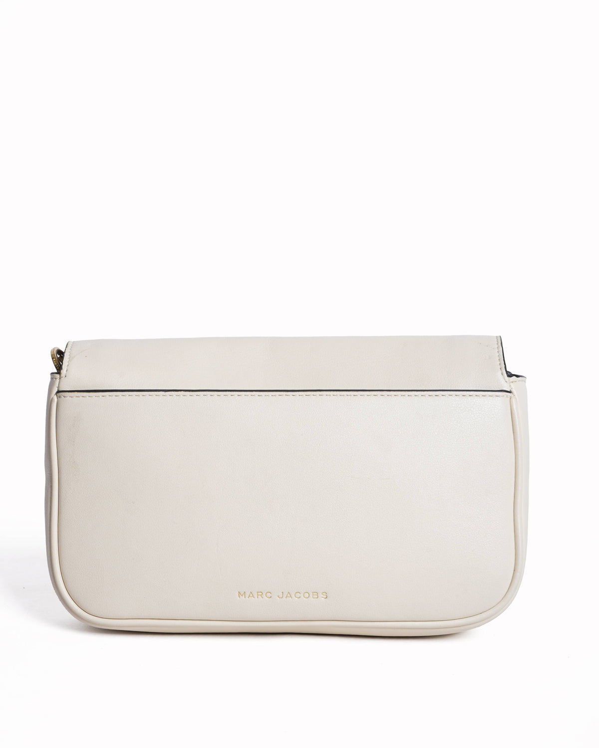 Marc jacobs Off white Leather Flap Shoulder Bag