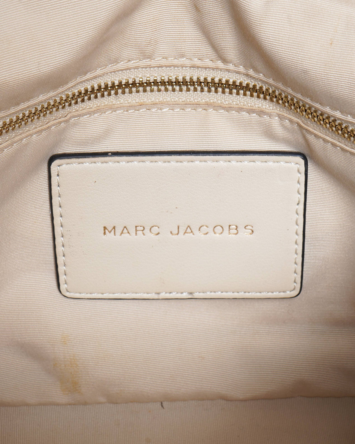 Marc jacobs Off white Leather Flap Shoulder Bag