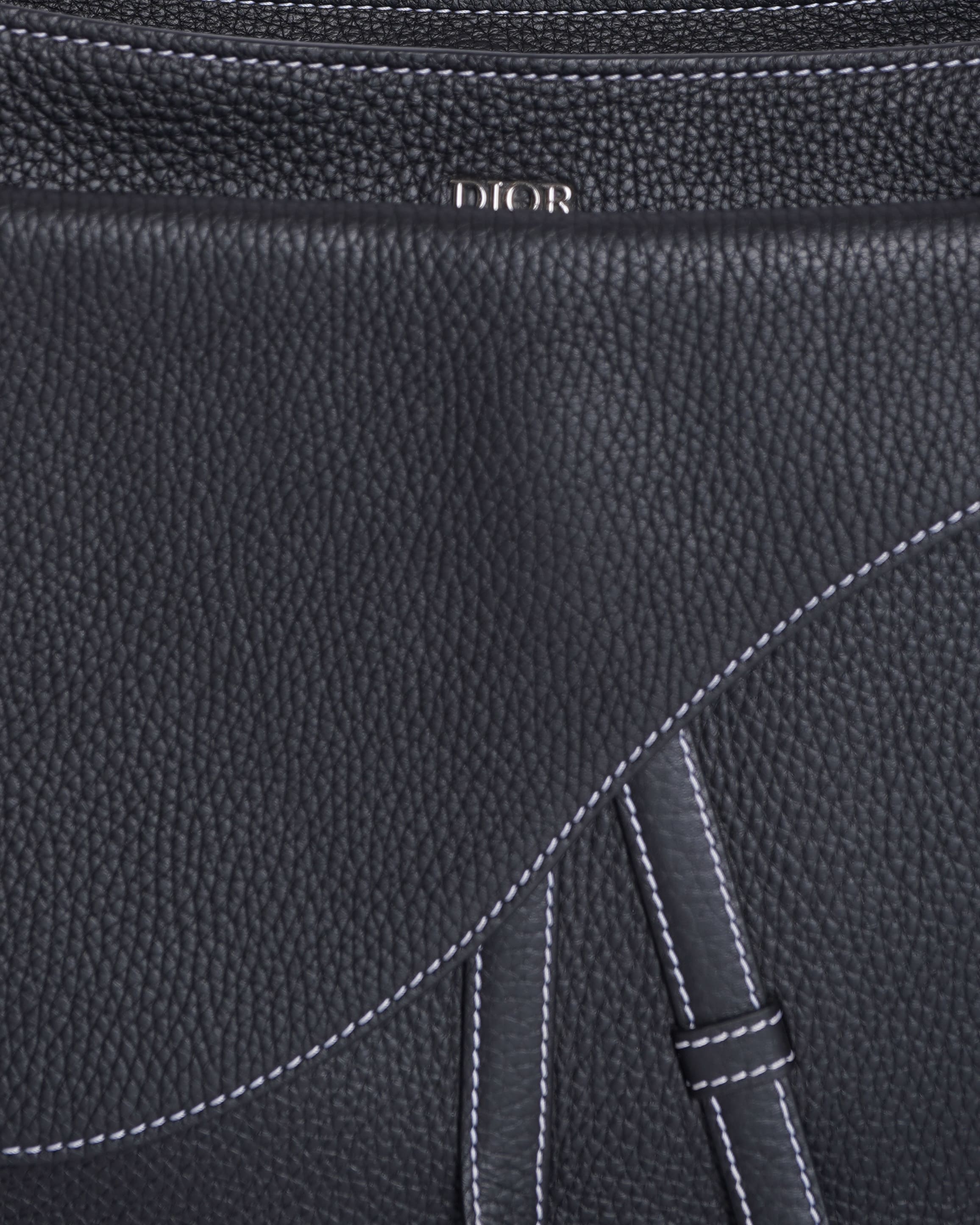 New Christian Dior Soft Leather Saddle Bag
