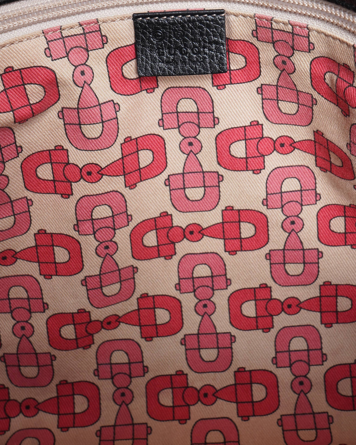 Gucci black cloth tote bag