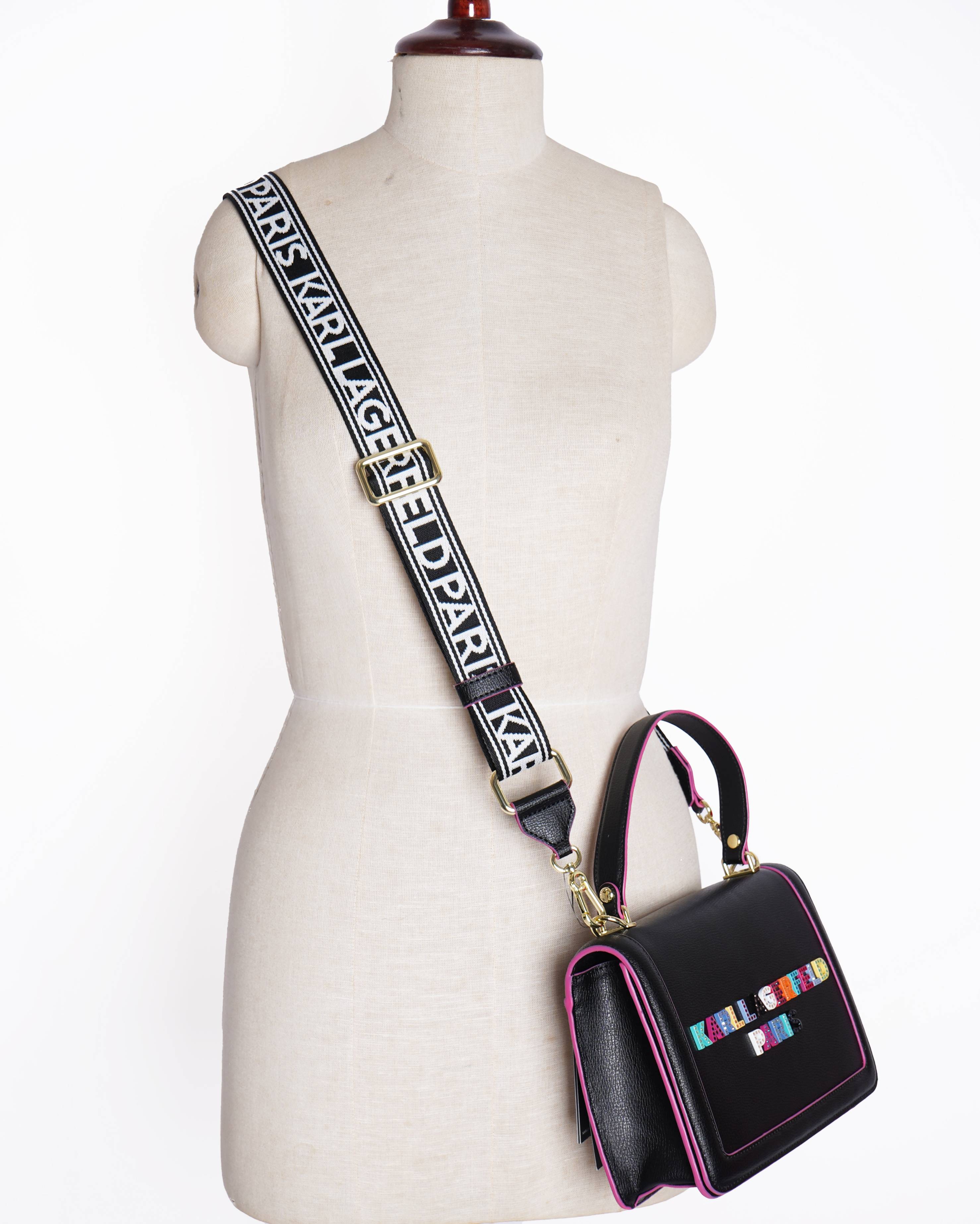 New Karl Lagerfeld simone black crossbody bag