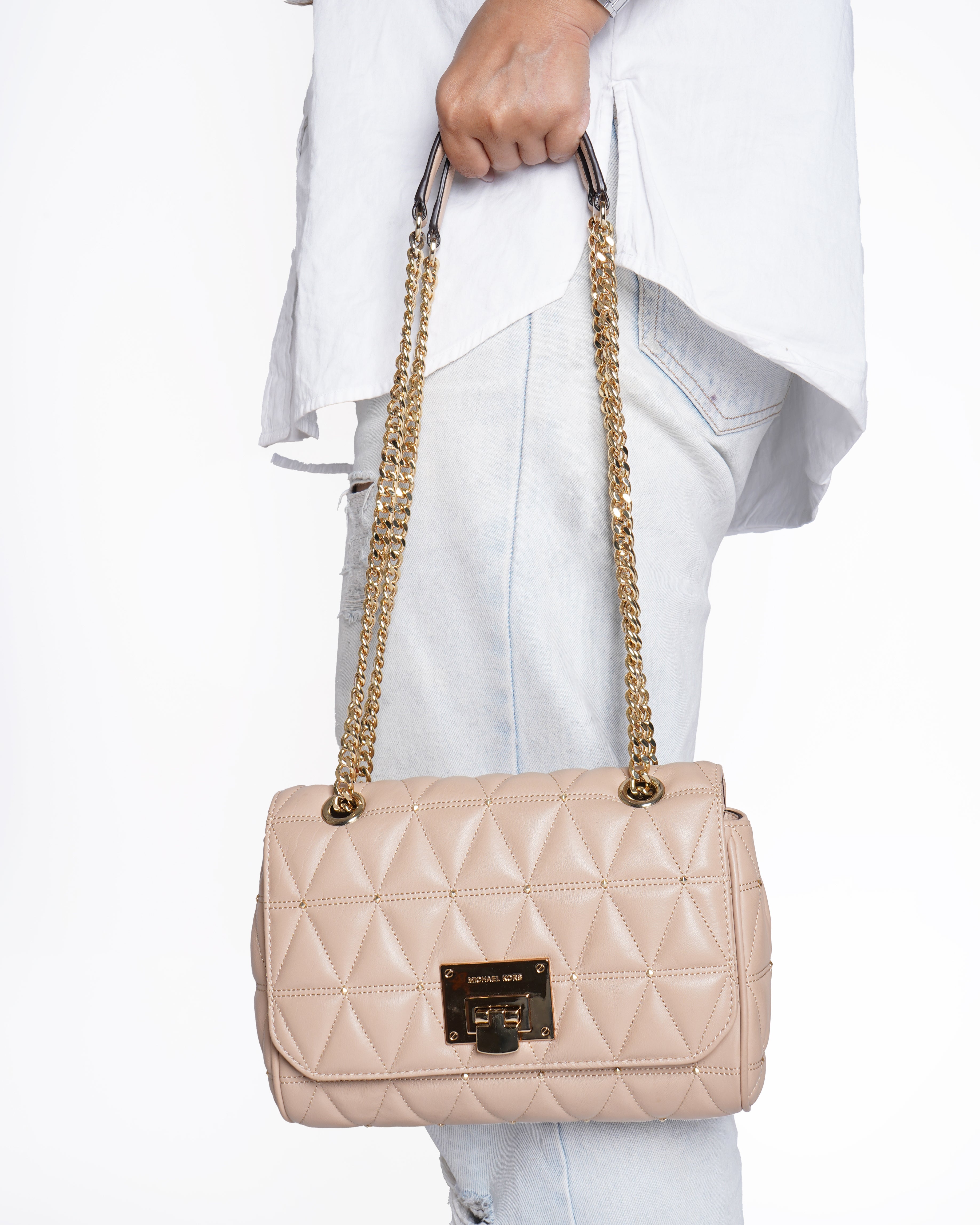 Michael kors sloan small quilted Shoulder Bag