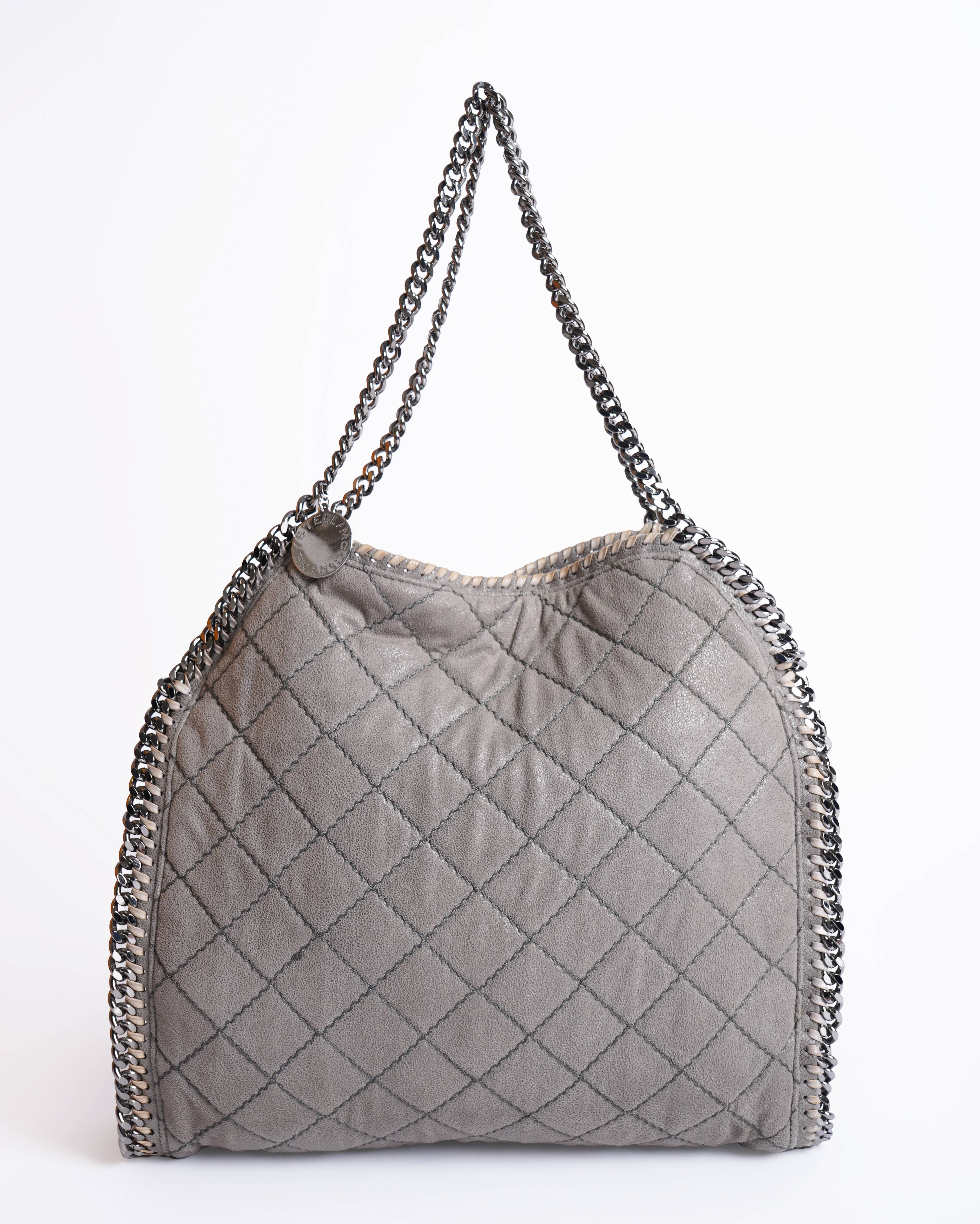 Stella mccartney grey falabella tote bag