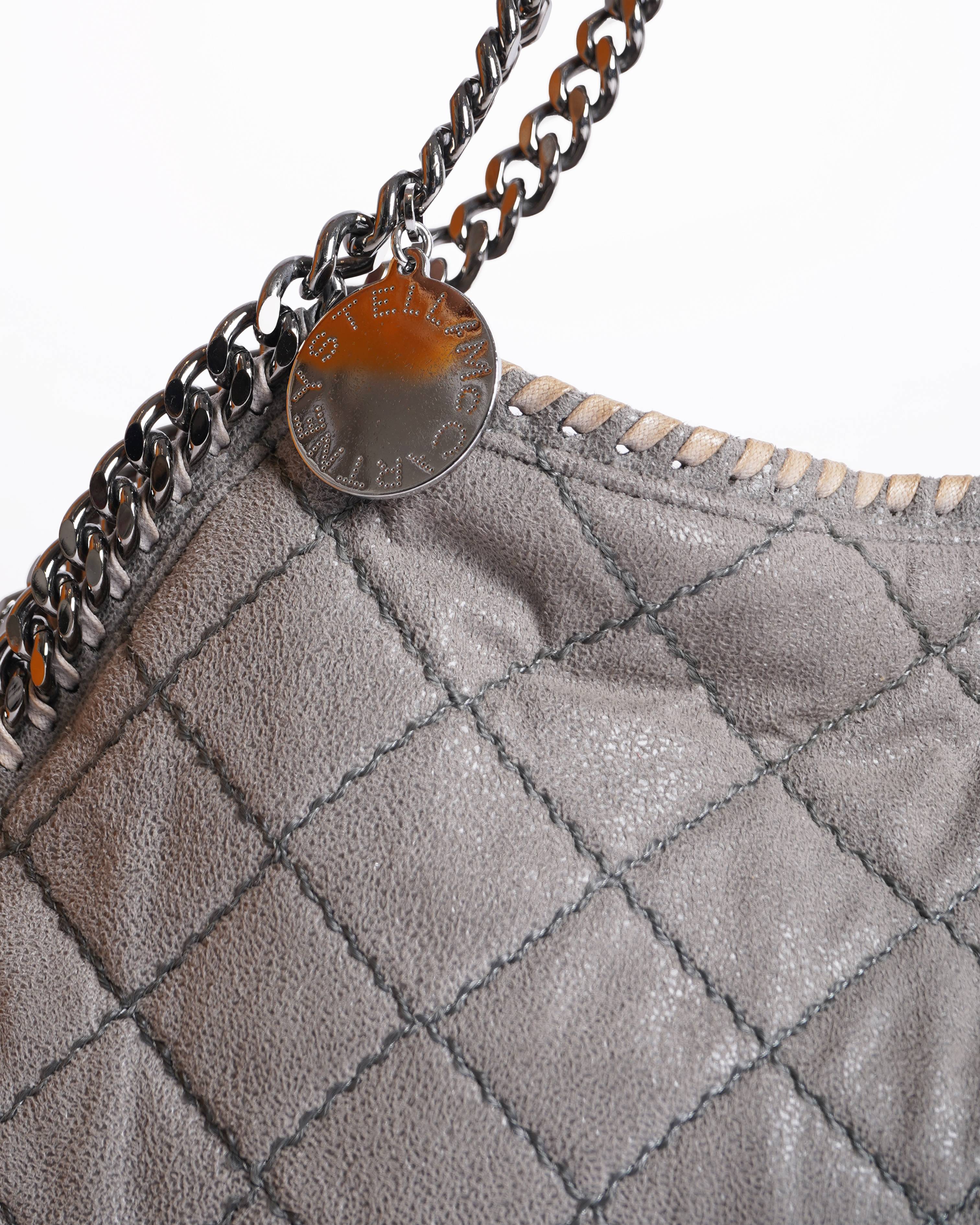 Stella mccartney grey falabella tote bag