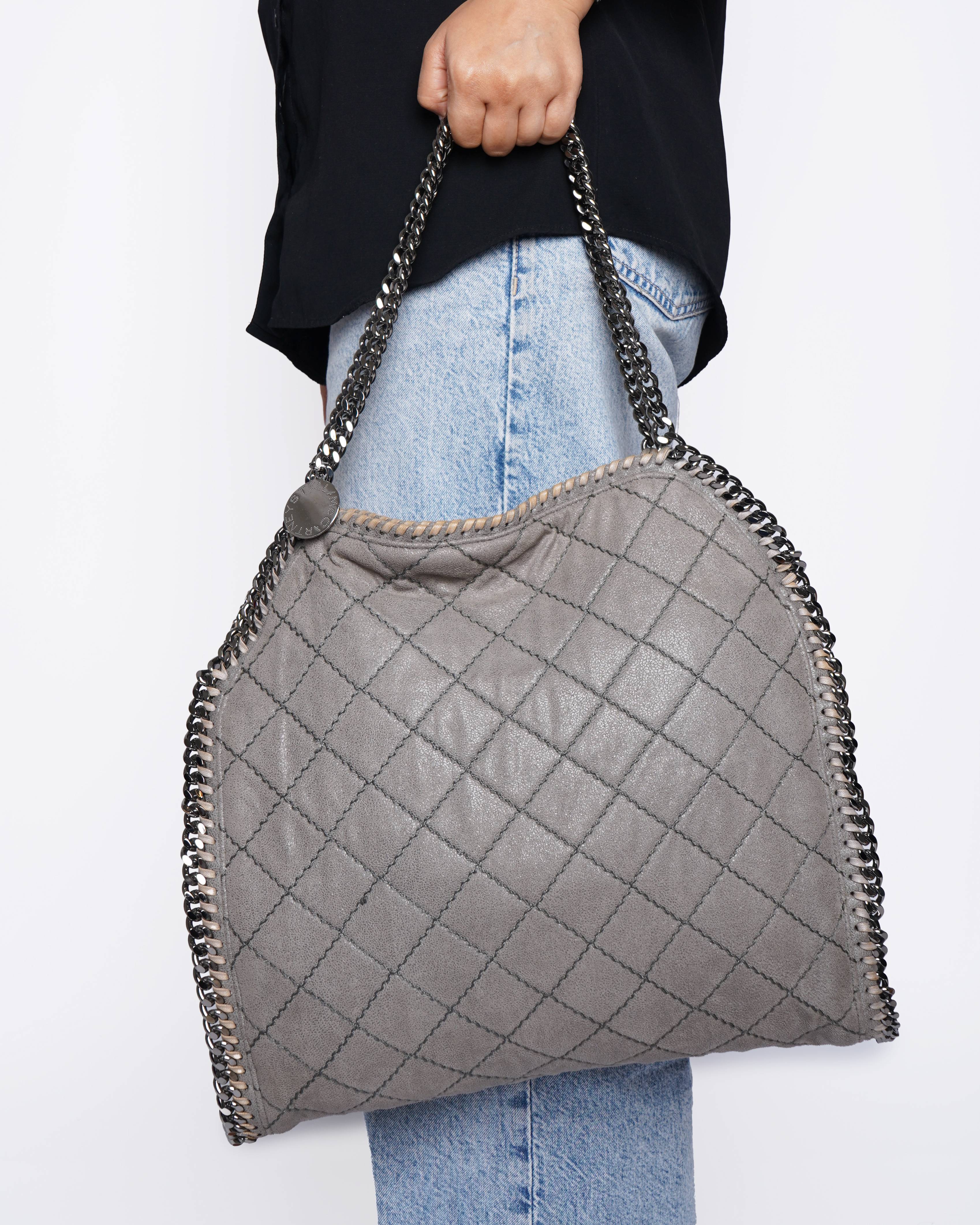 Stella mccartney grey falabella tote bag