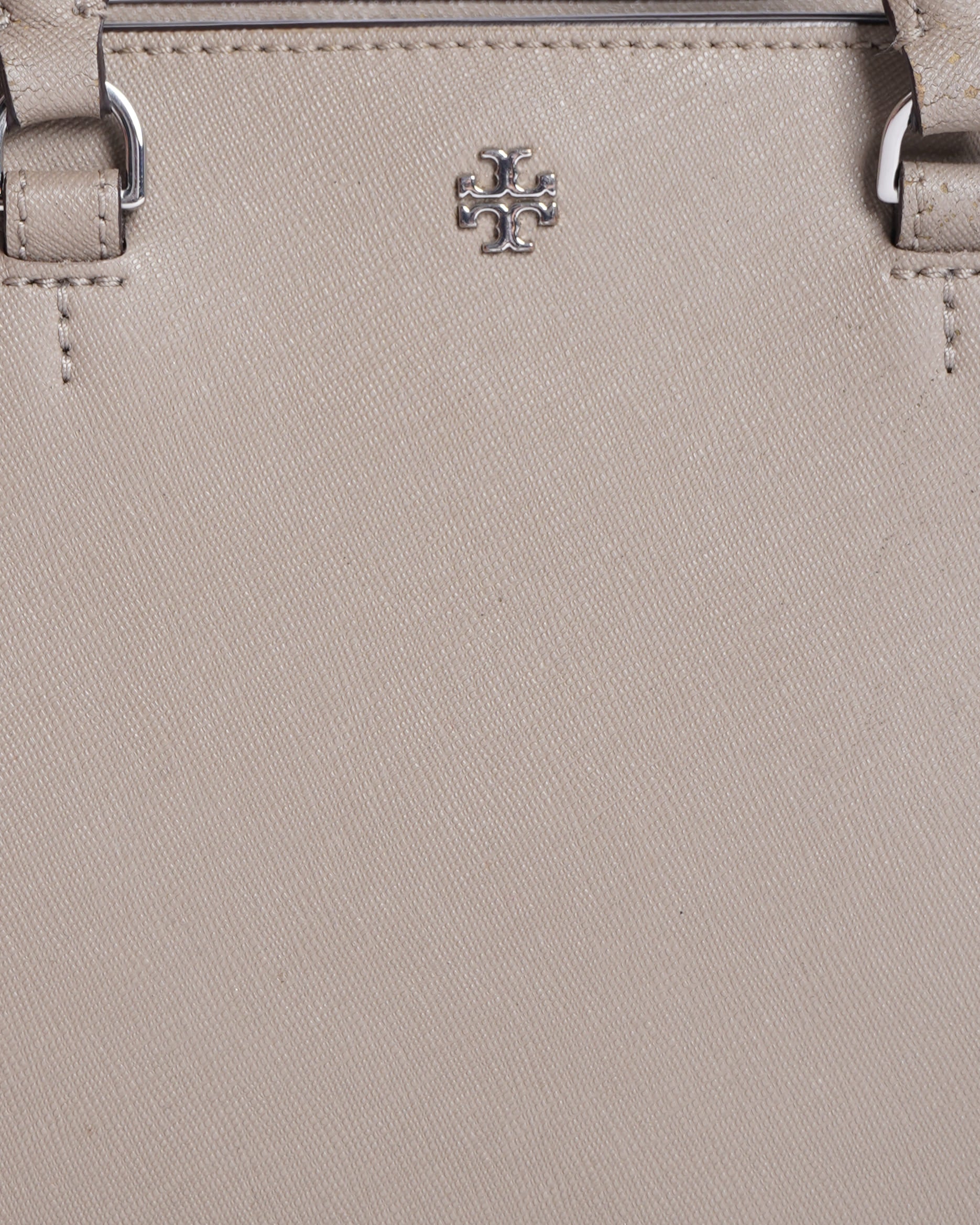 Tory Burch Top Handle Bag In Grey
