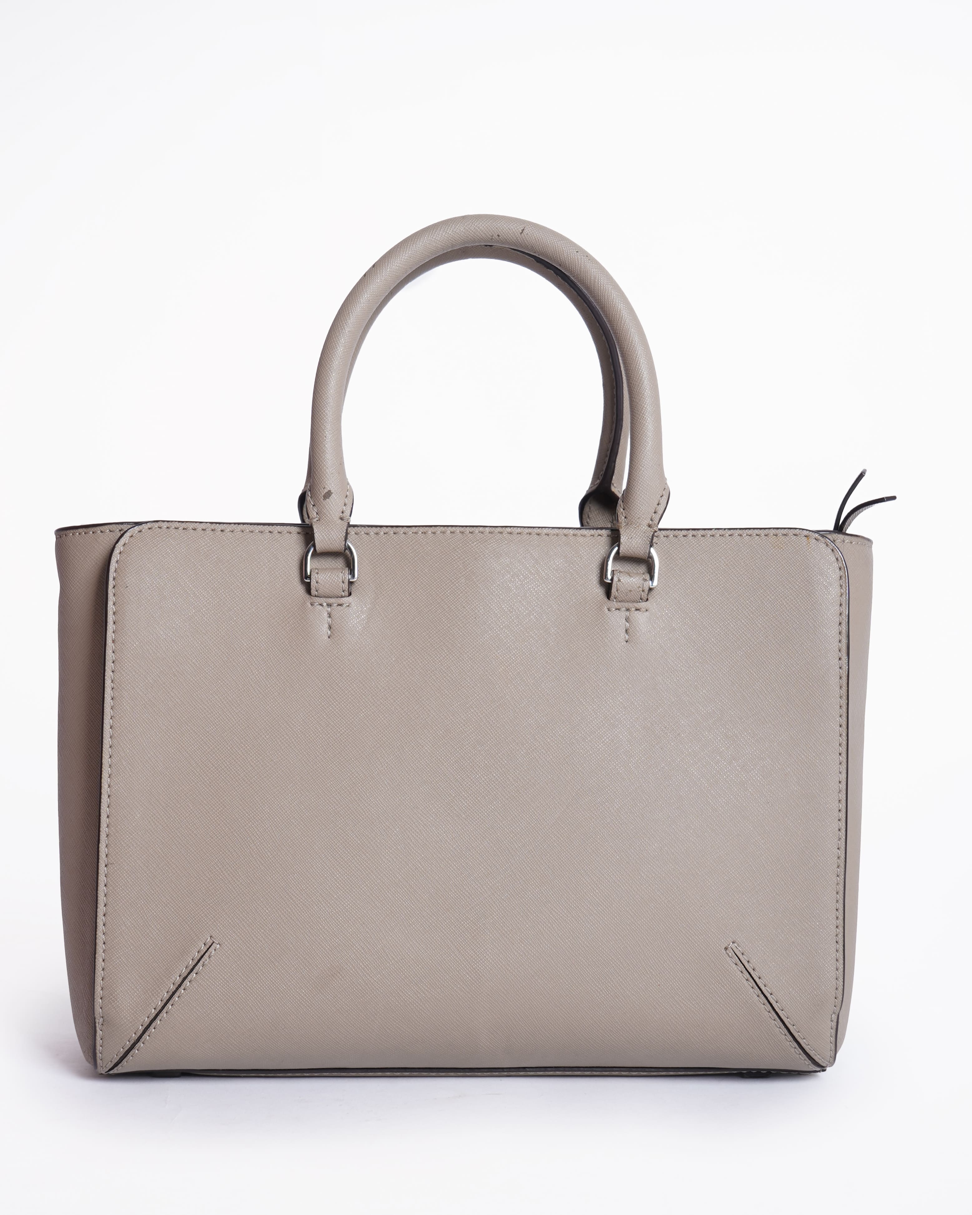 Tory Burch Top Handle Bag In Grey