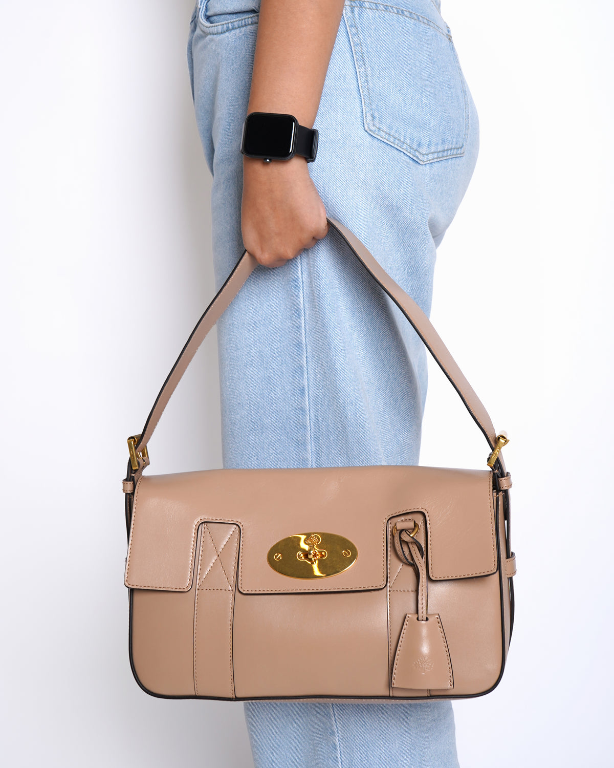 Mulberry maple bayswater leather shoulder bag