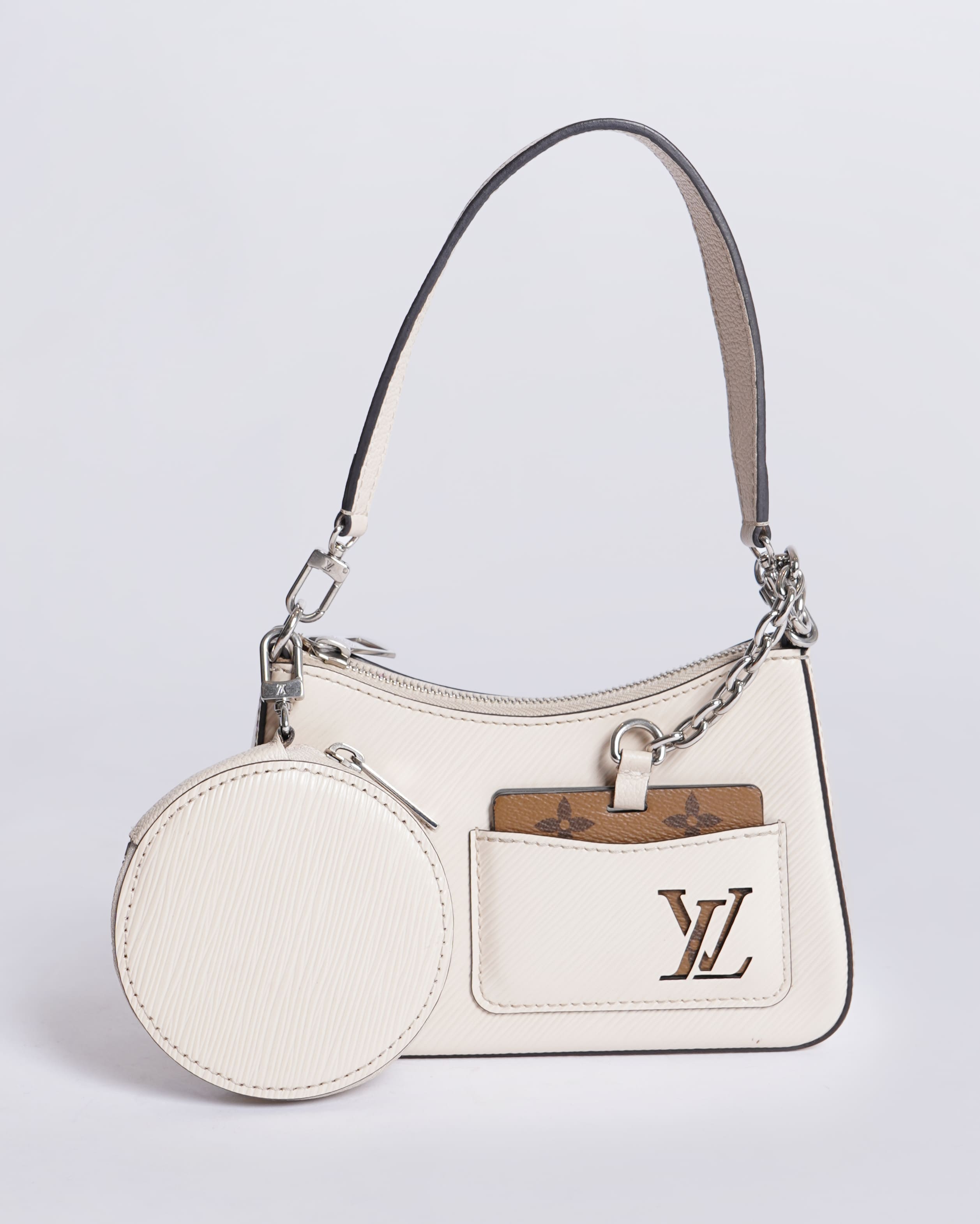Louis Vuitton Marelle Shoulder Bag In White