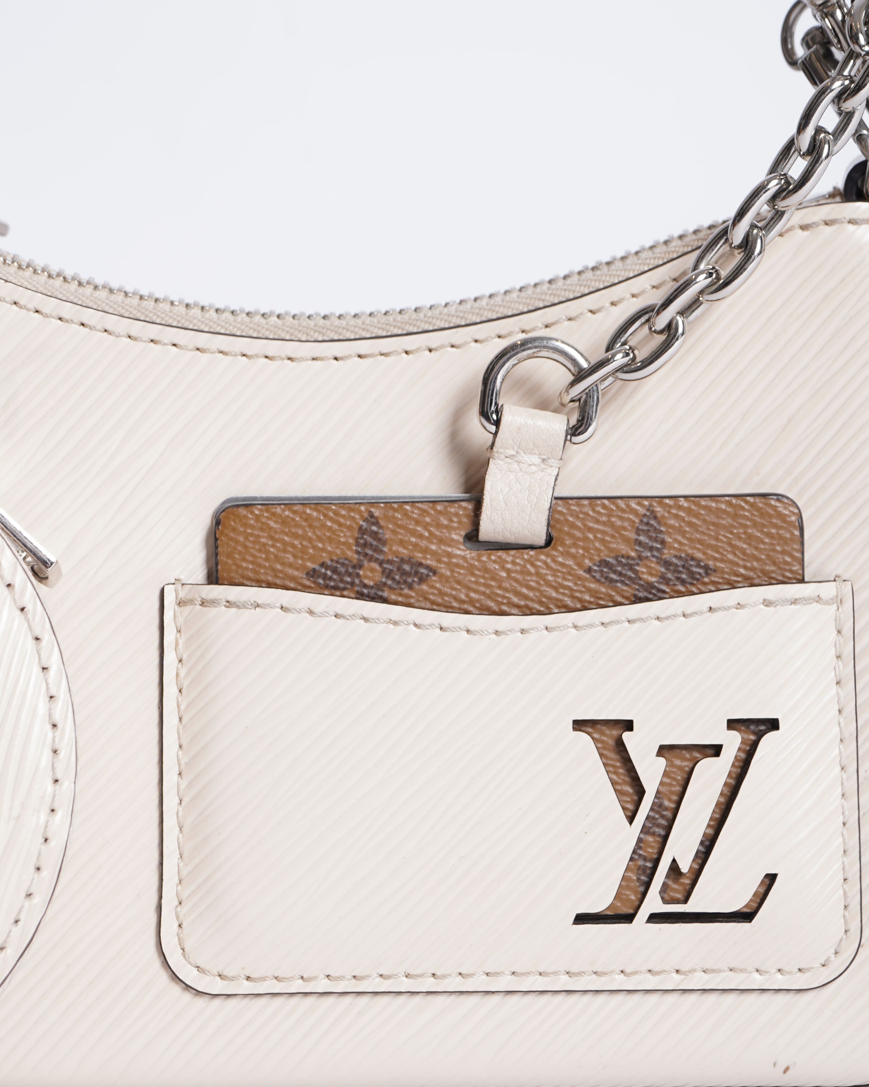 Louis Vuitton Marelle Shoulder Bag In White