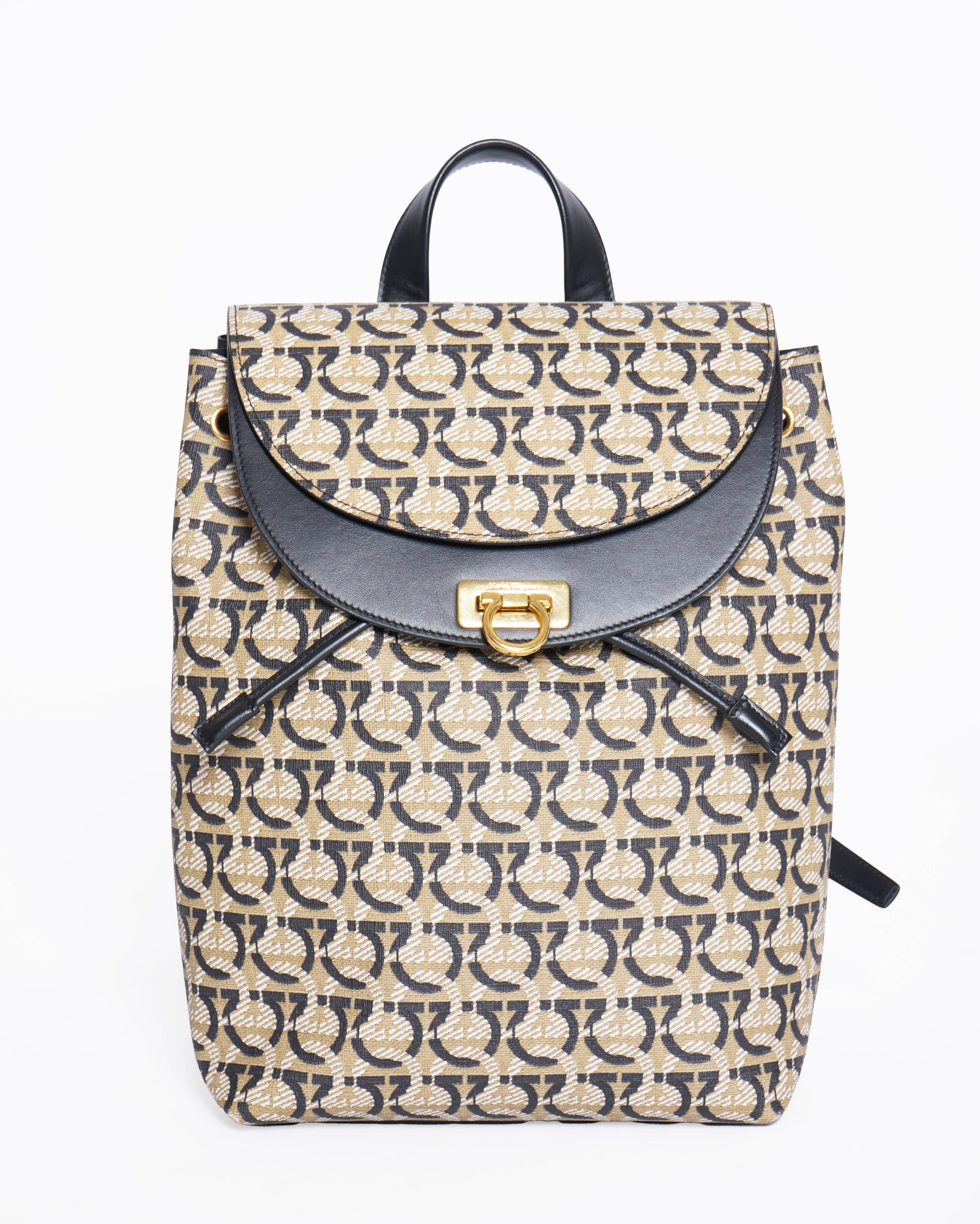 Salvatore Ferragamo gancini motif backpack