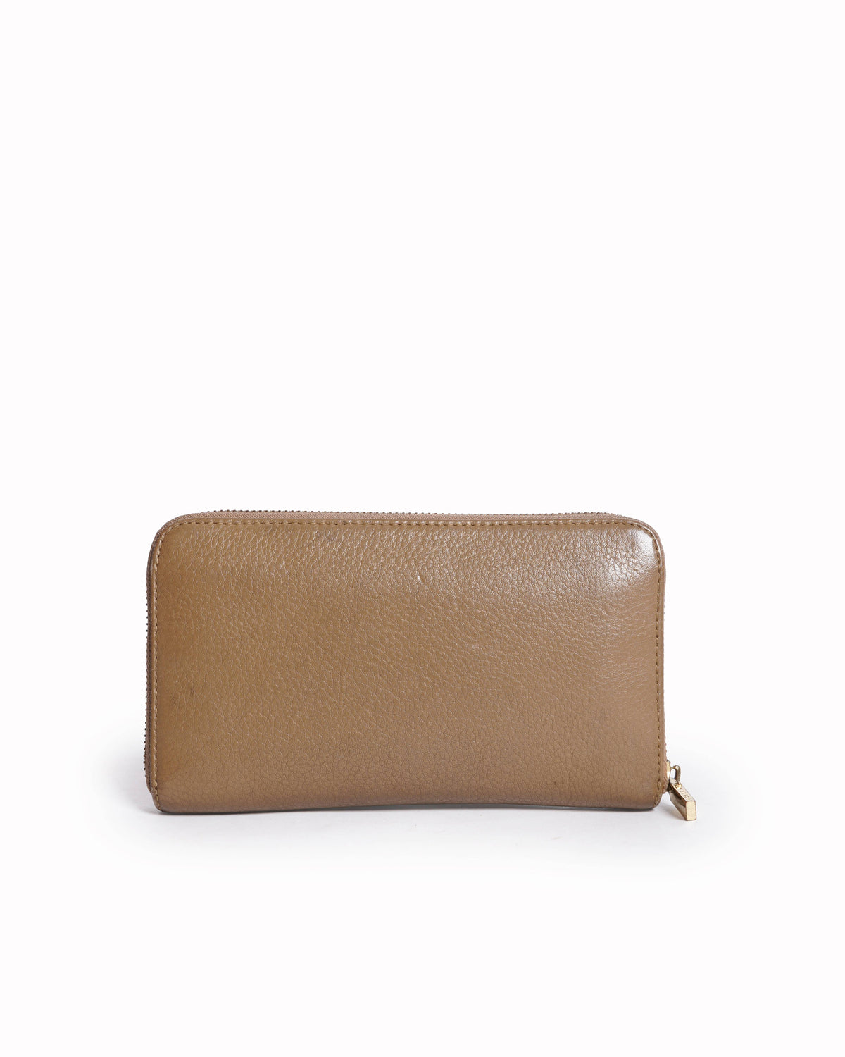 Tory burch brown zip around wallet